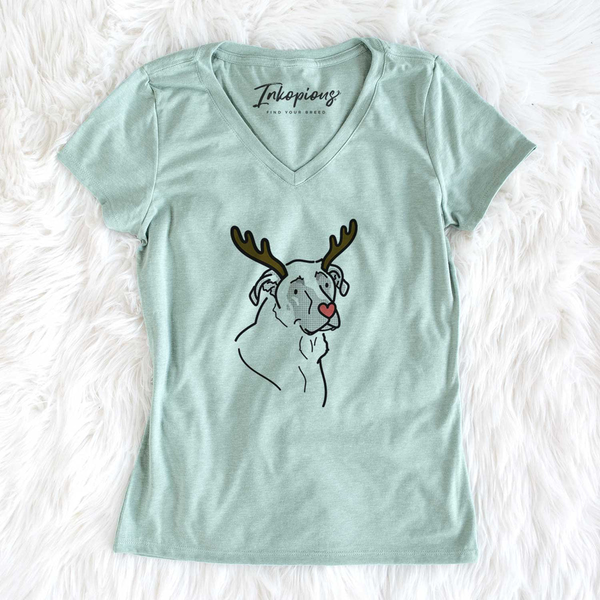 Red Nose Mastiff German Shepherd Mix - Tank - Women's V-neck Shirt