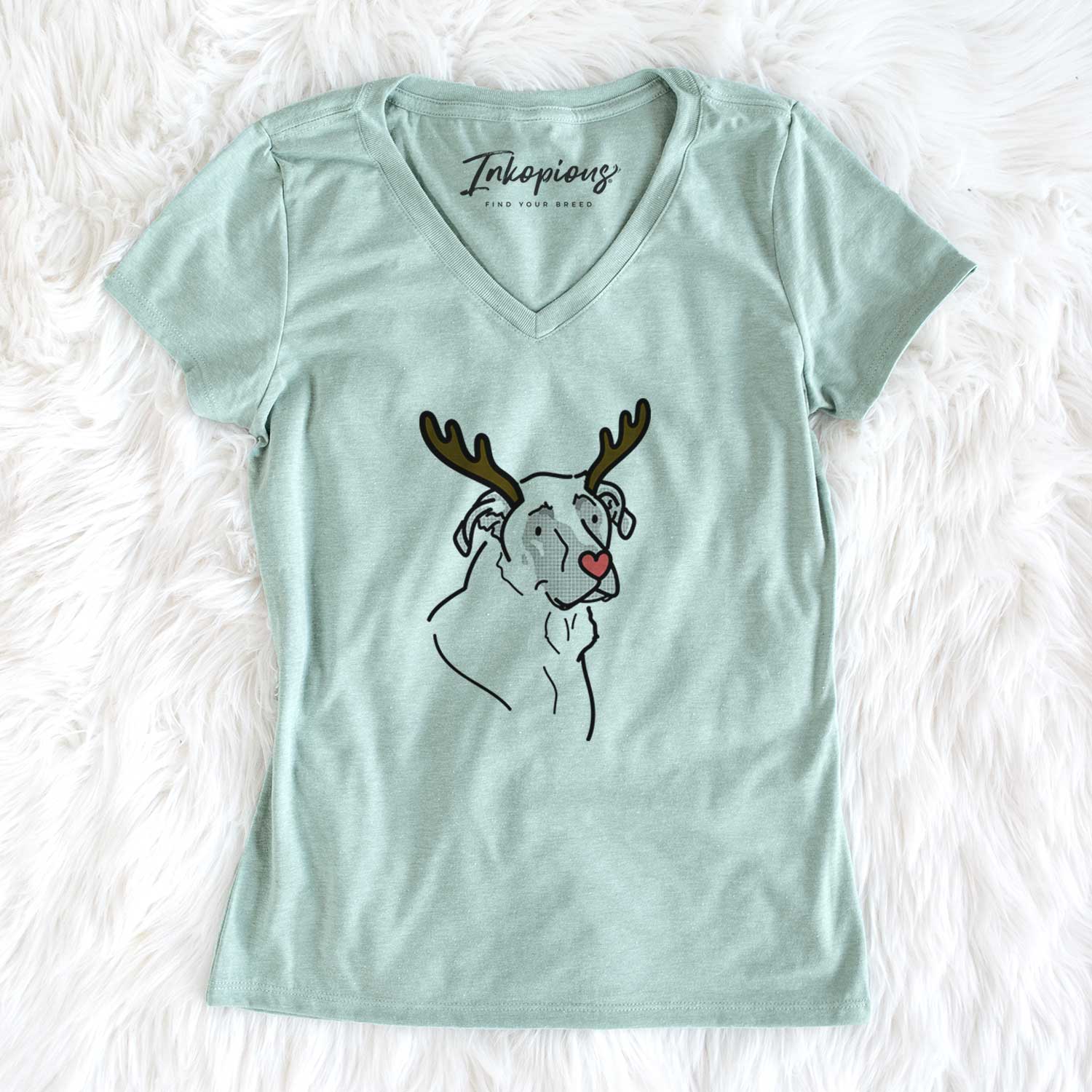 Red Nose Mastiff German Shepherd Mix - Tank - Women's V-neck Shirt