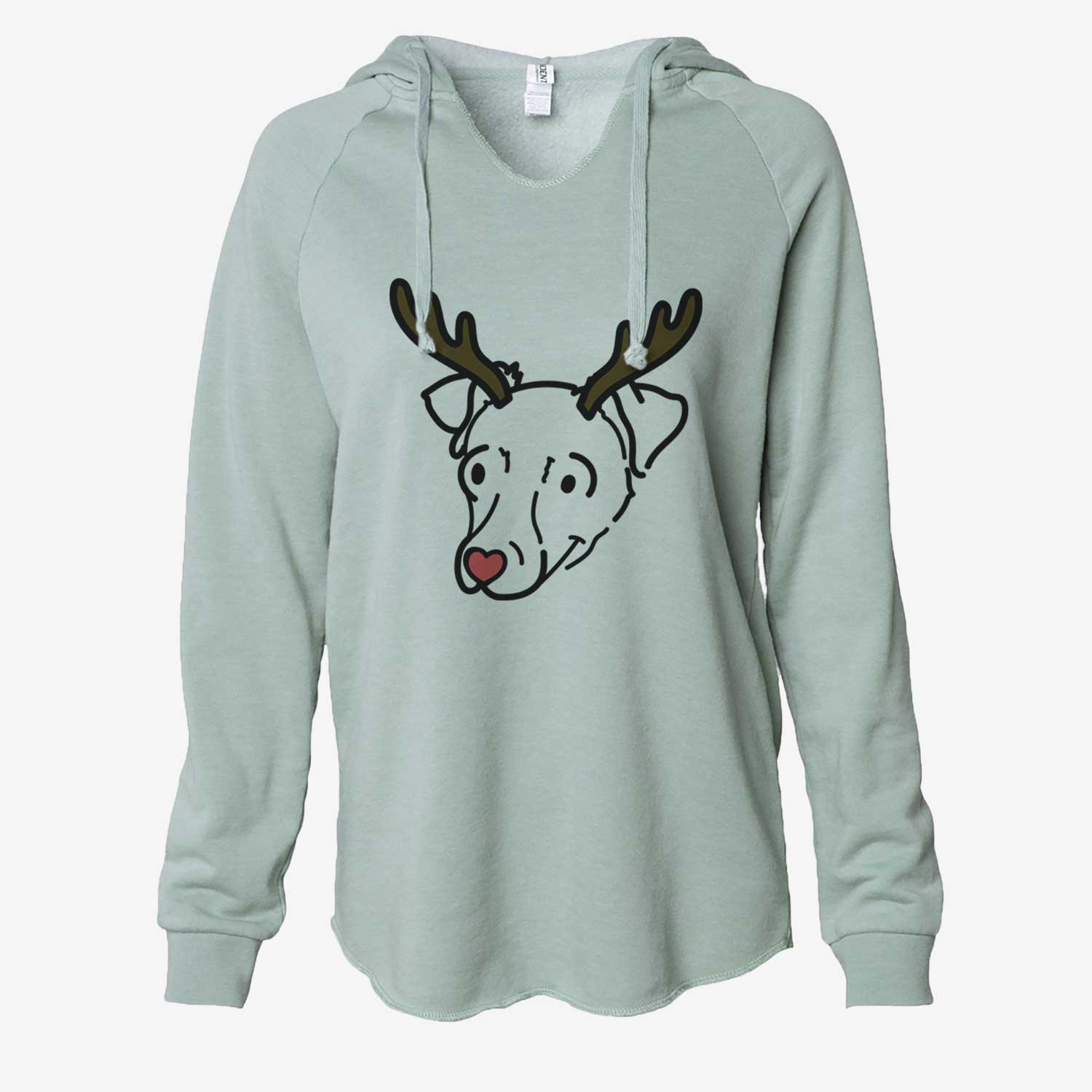 Red Nose Chiweenie - Tater Tot - Cali Wave Hooded Sweatshirt