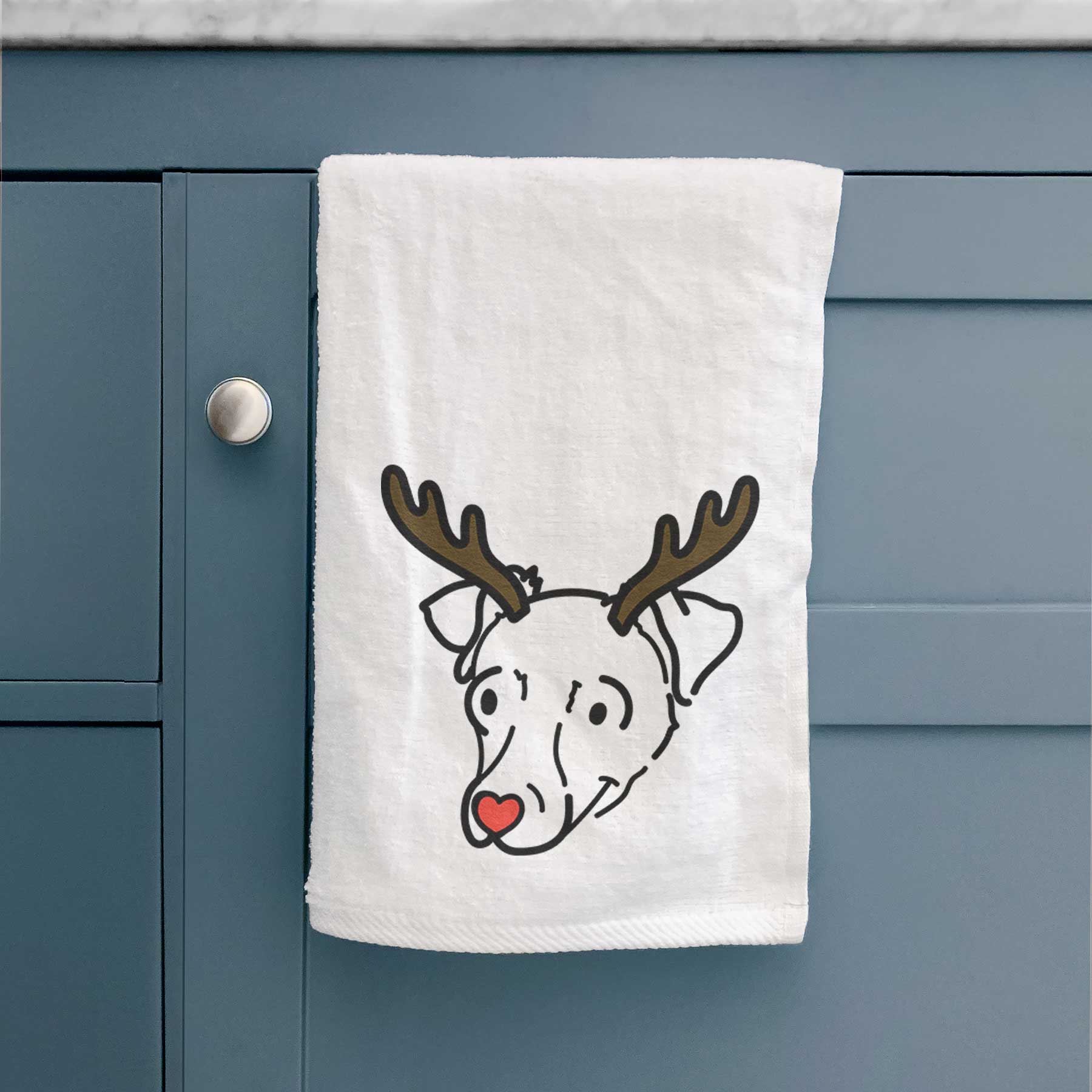 Red Nose Chiweenie - Tater Tot - Decorative Hand Towel