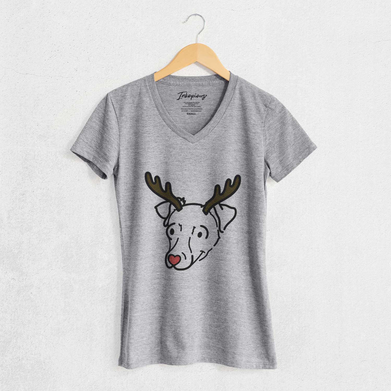 Red Nose Chiweenie - Tater Tot - Women's V-neck Shirt