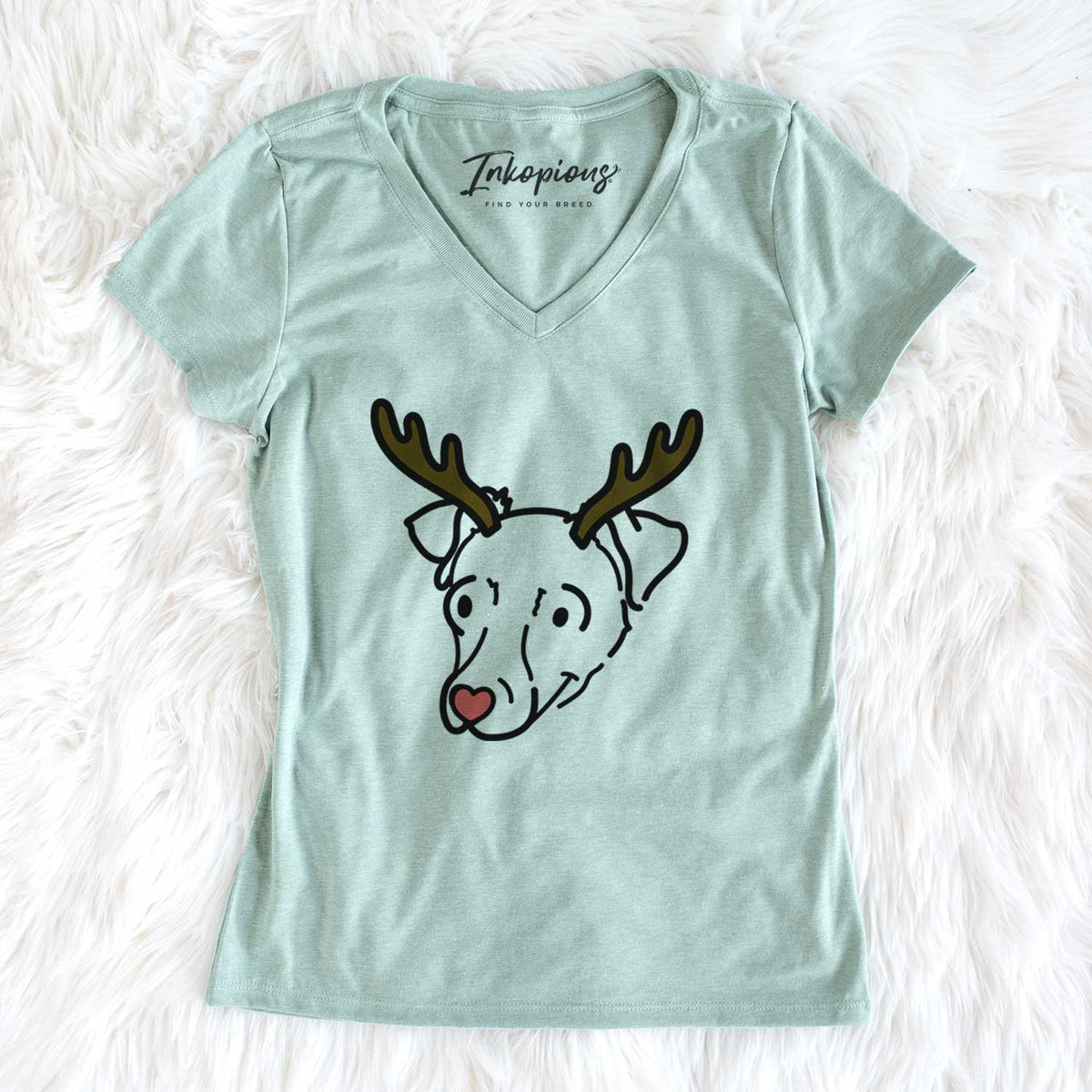 Red Nose Chiweenie - Tater Tot - Women's V-neck Shirt