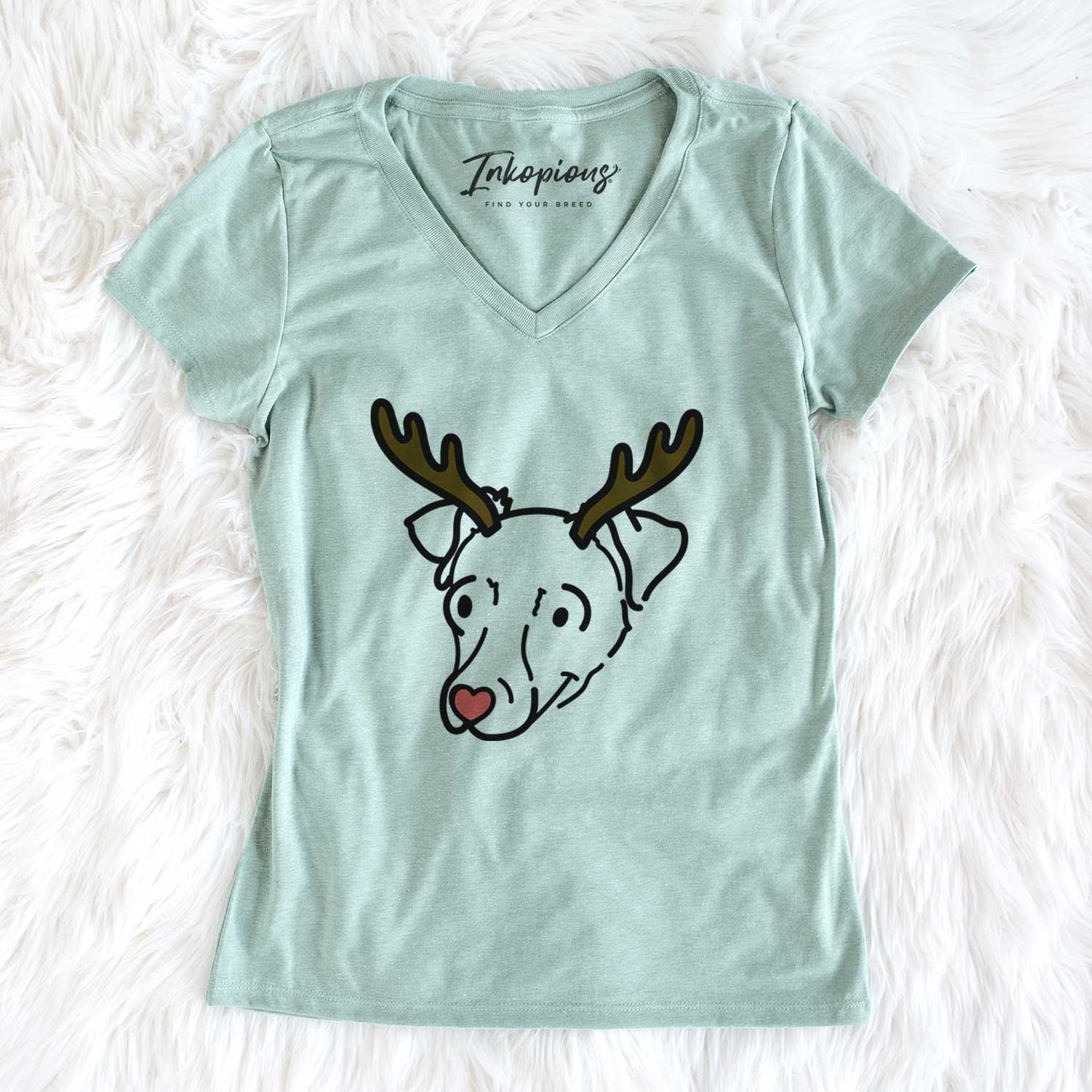 Red Nose Chiweenie - Tater Tot - Women's V-neck Shirt