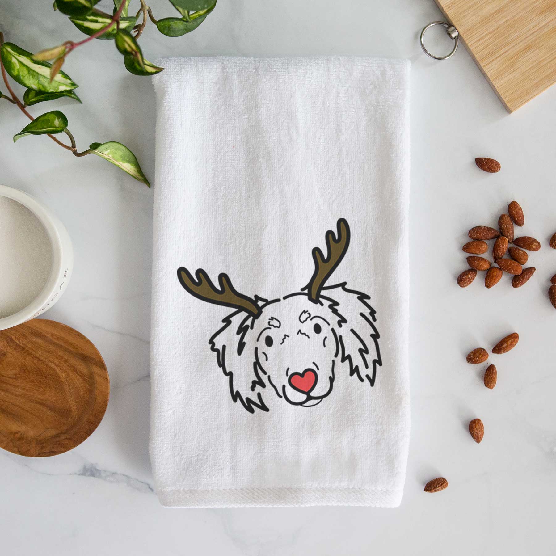 Red Nose Dachshund Mix - Tilly - Decorative Hand Towel