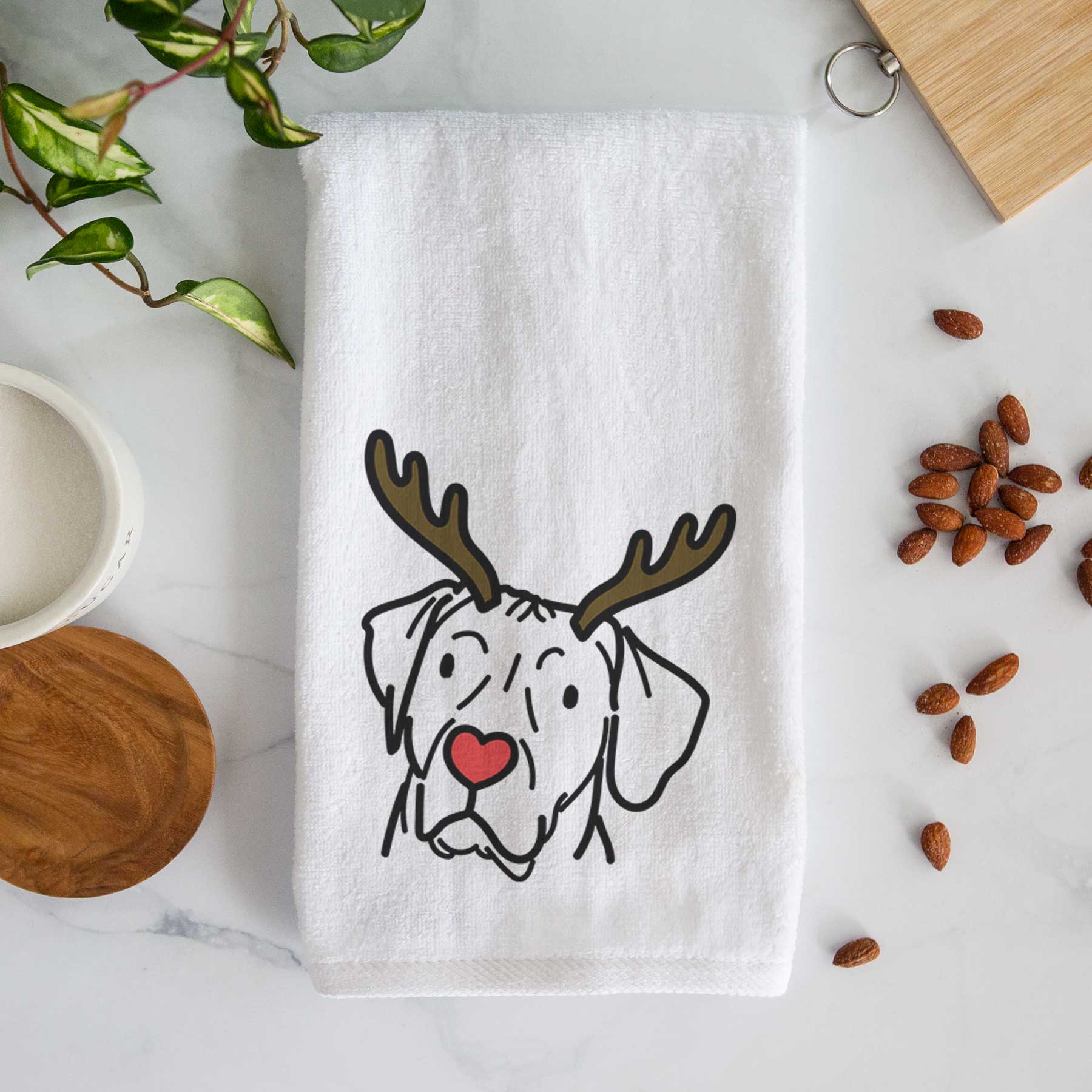 Red Nose Rhodesian Ridgeback - Tito - Decorative Hand Towel