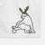 Red Nose Cat - Tom - Decorative Hand Towel