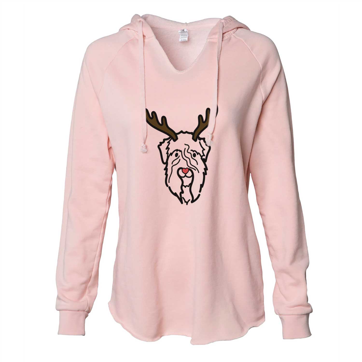 Red Nose Soft Coated Wheaten Terrier - Cali Wave Hooded Sweatshirt