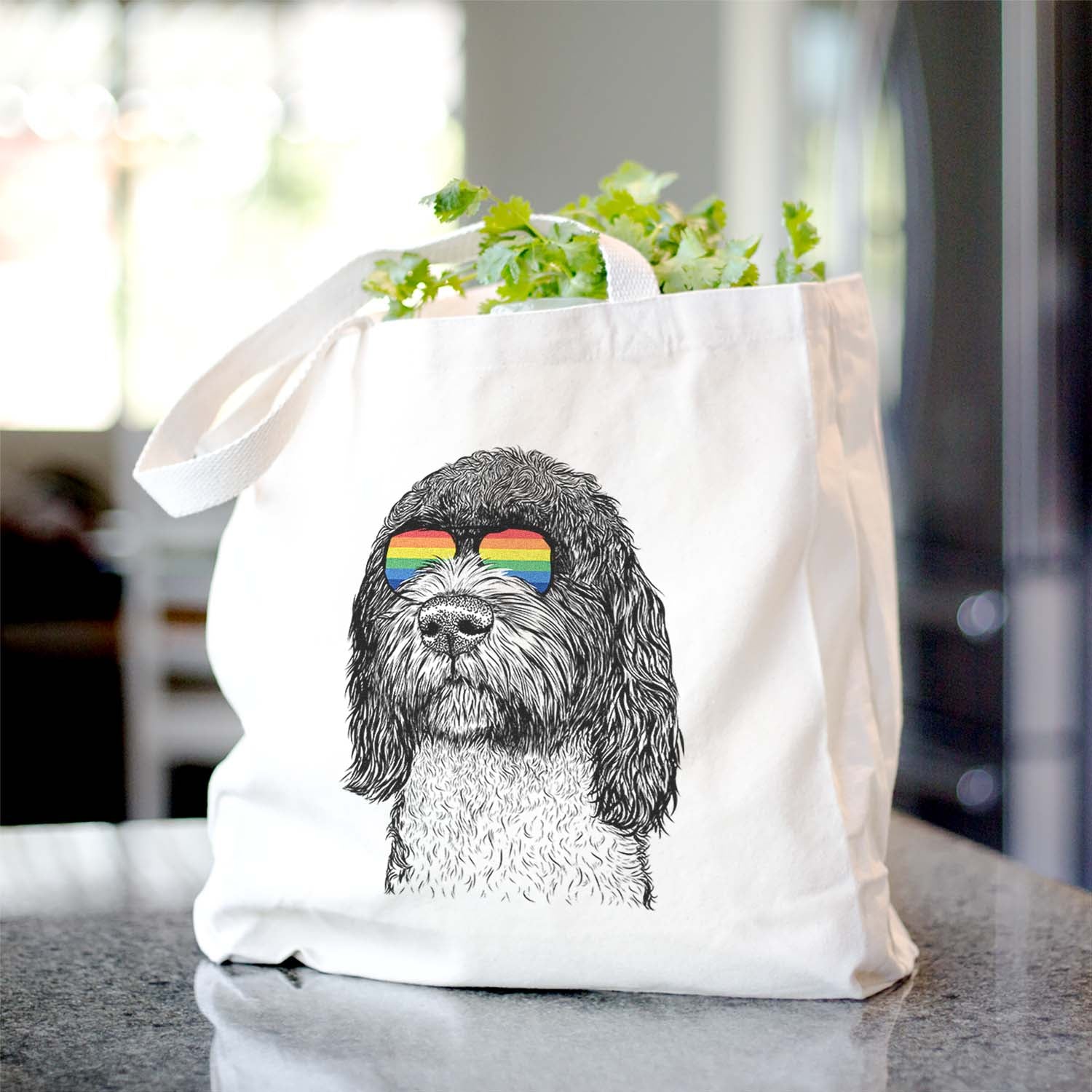 Chris the Portuguese Water Dog - Tote Bag