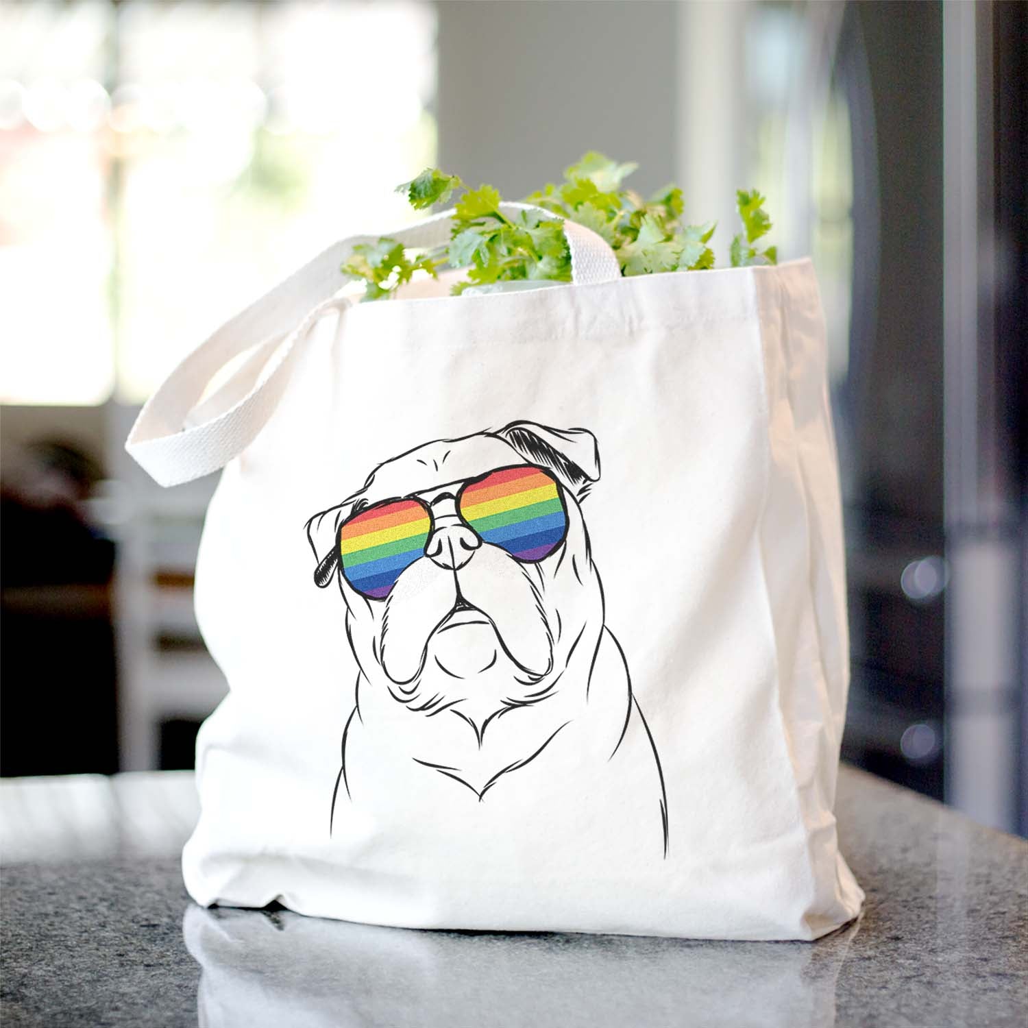 Darling Chloe the Pug - Tote Bag