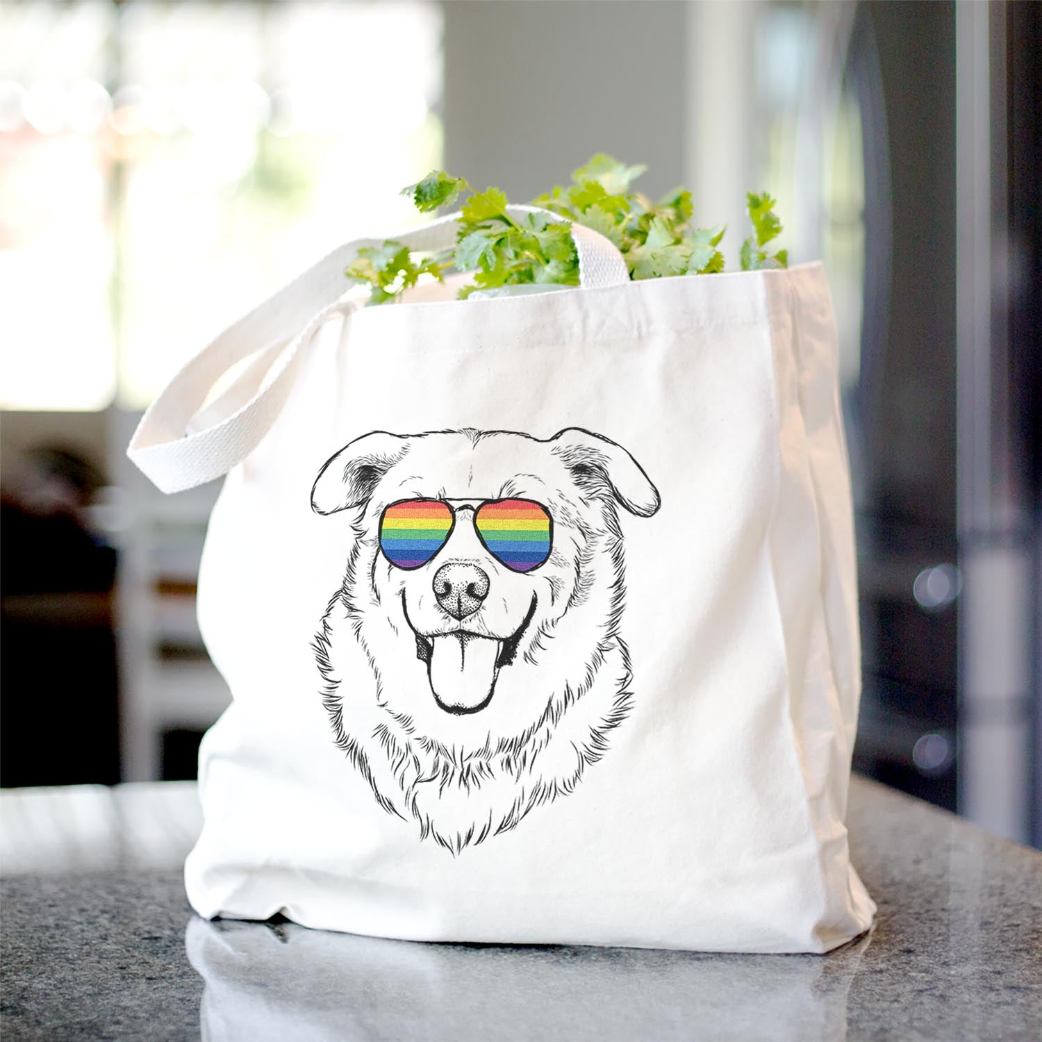 Freeley the Mixed Breed - Tote Bag
