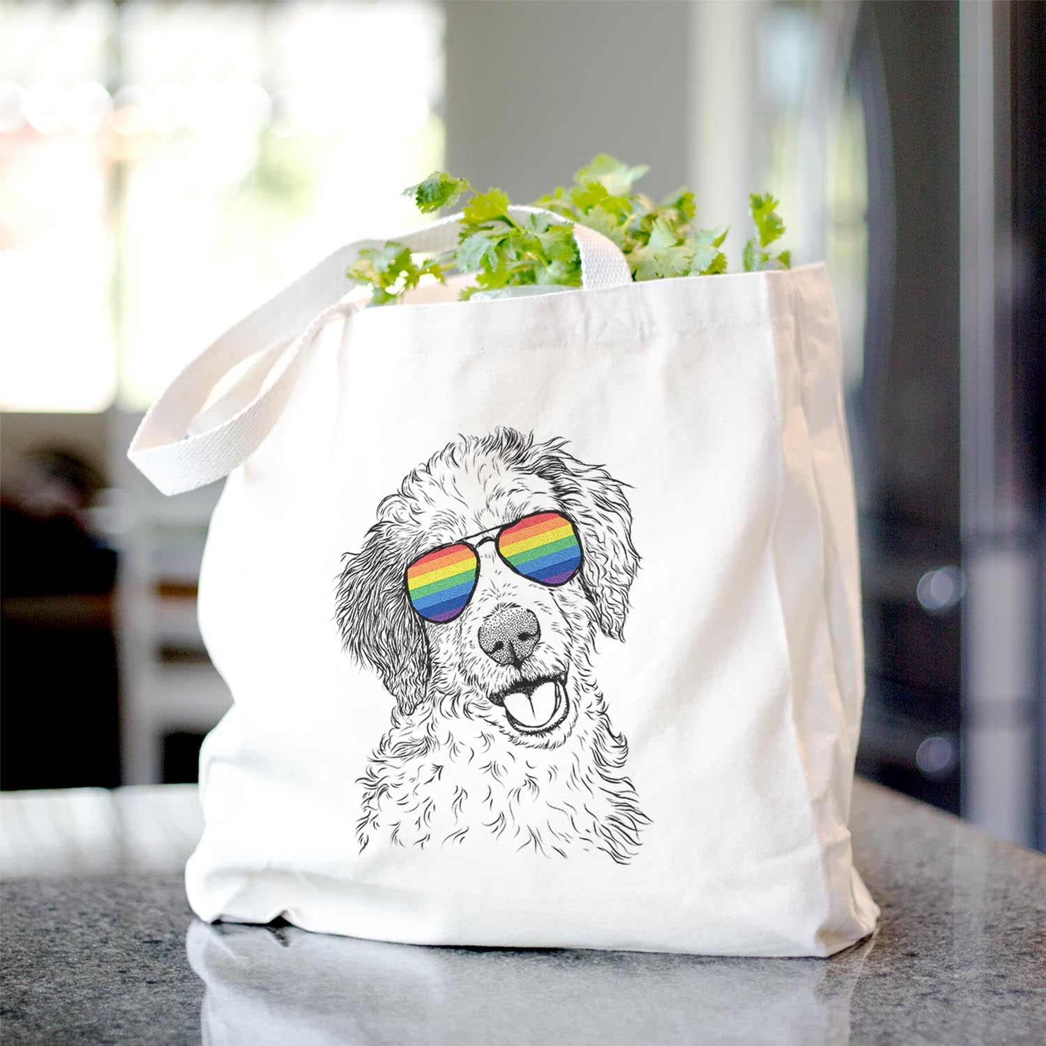 Hoge the Aussiedoodle - Tote Bag