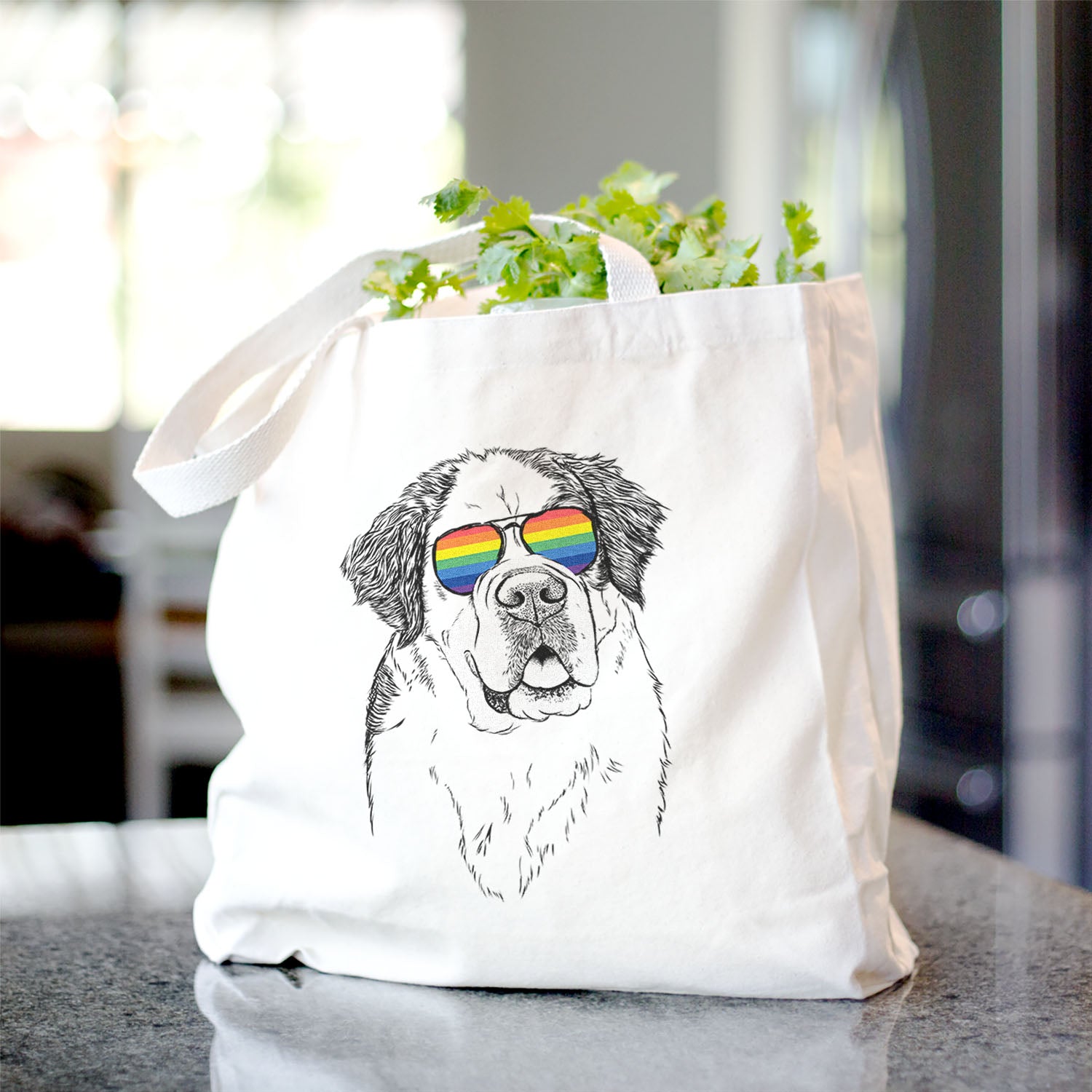 Hook the Saint Bernard - Tote Bag