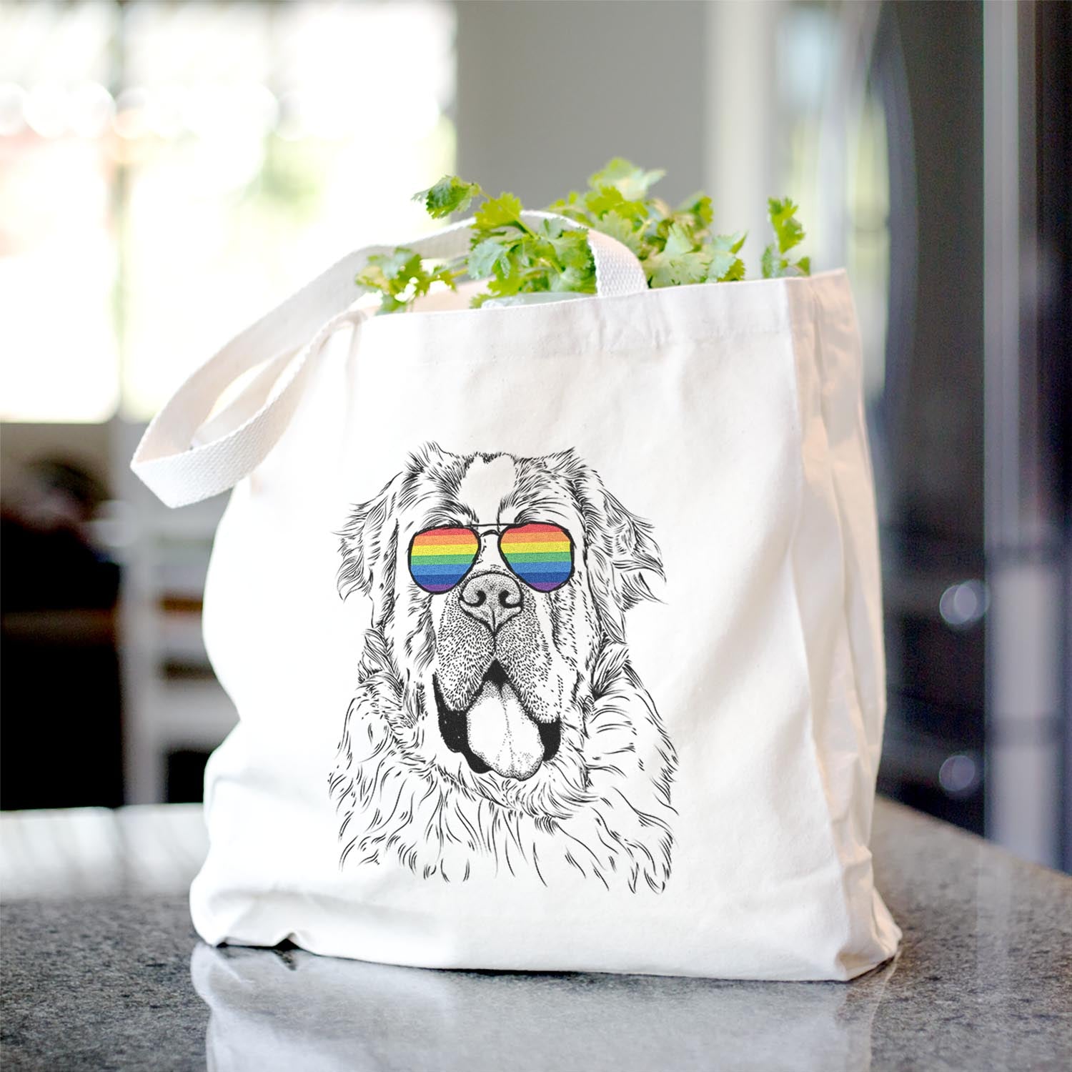 Hoss the Saint Bernard - Tote Bag