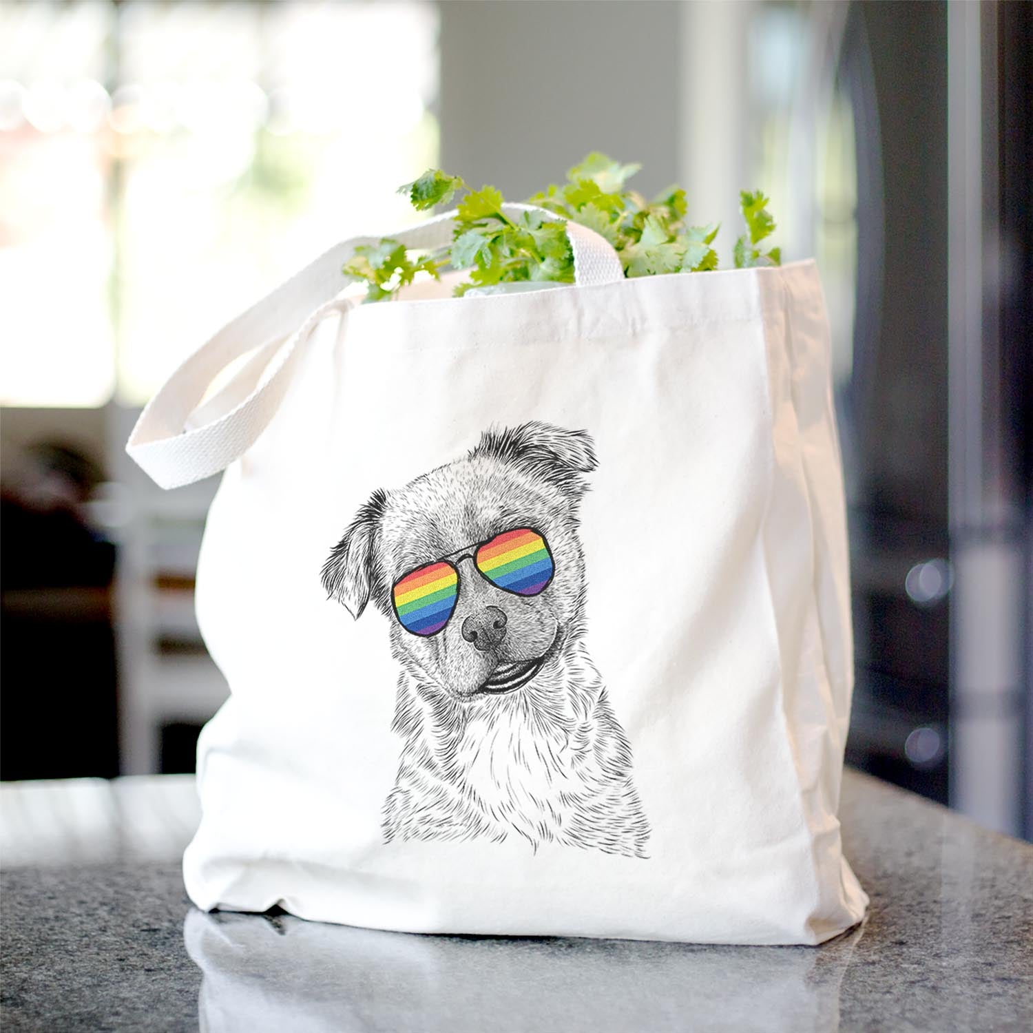 Loki Bear the Australian Cattle Dog Mix - Tote Bag