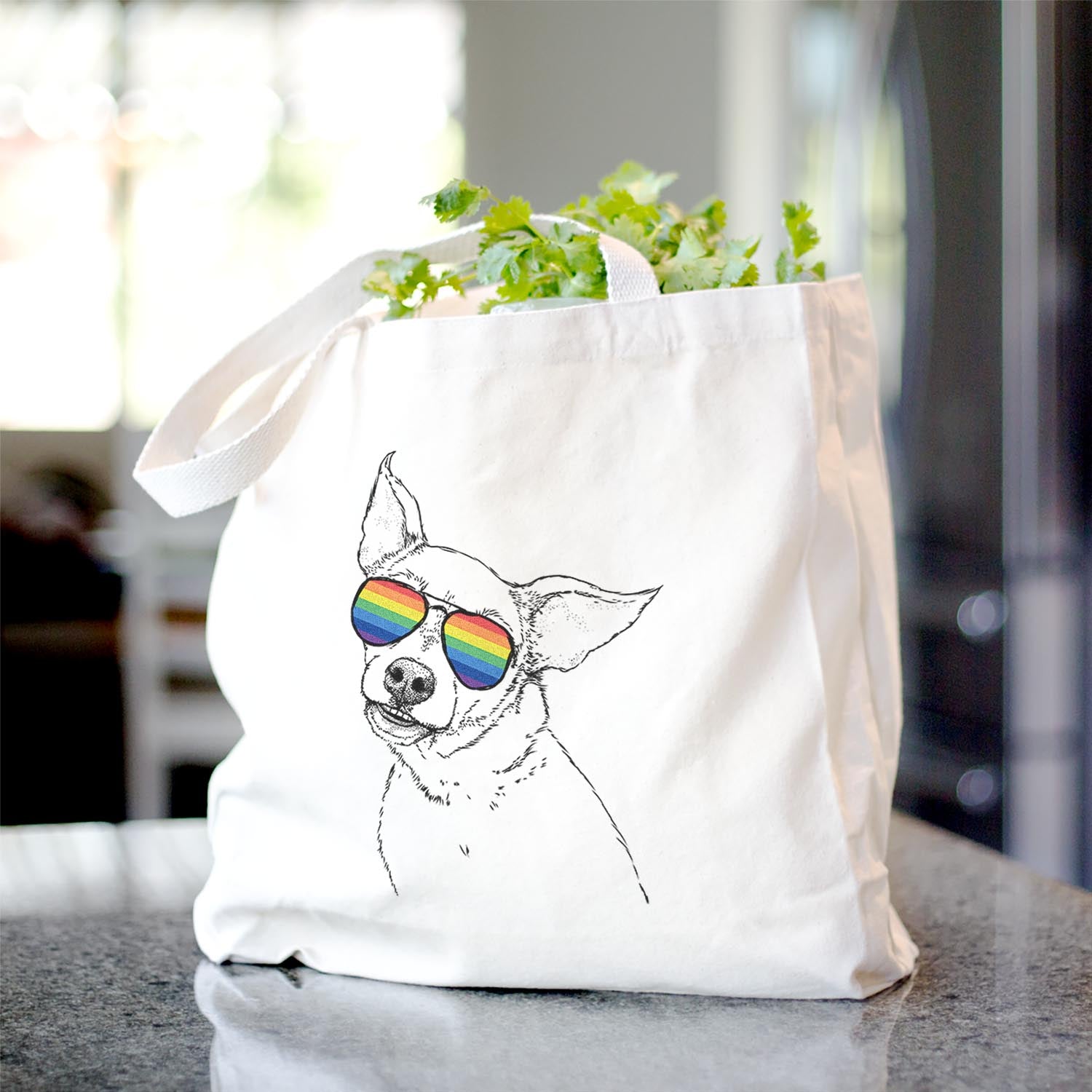 Lola the Chiweenie - Tote Bag