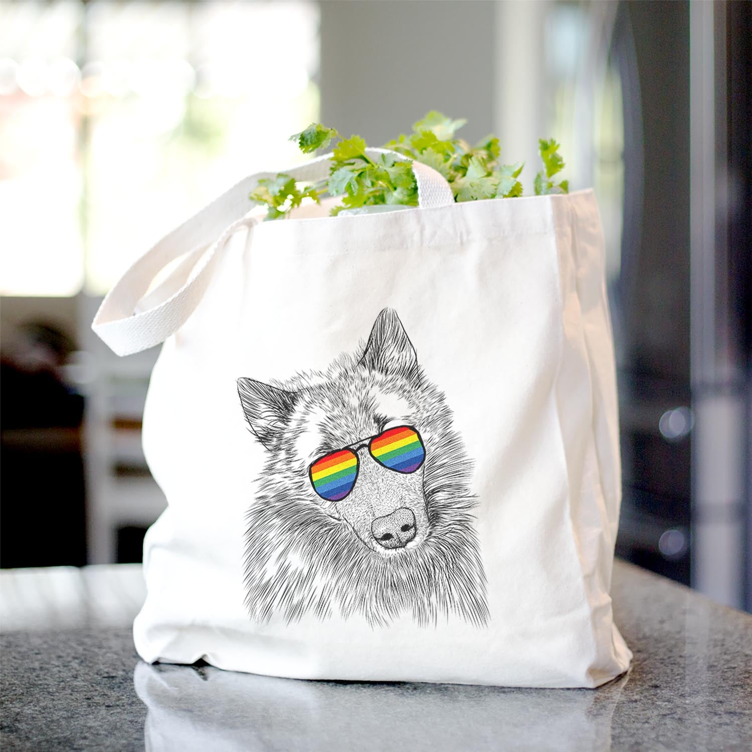 Mr. Maverick the Keeshond - Tote Bag