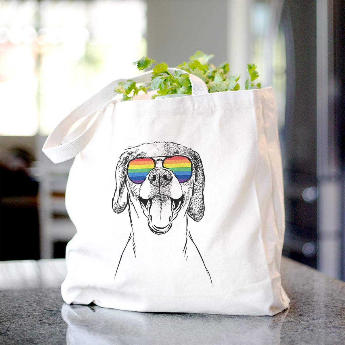 Obi the Beagle Mix - Tote Bag