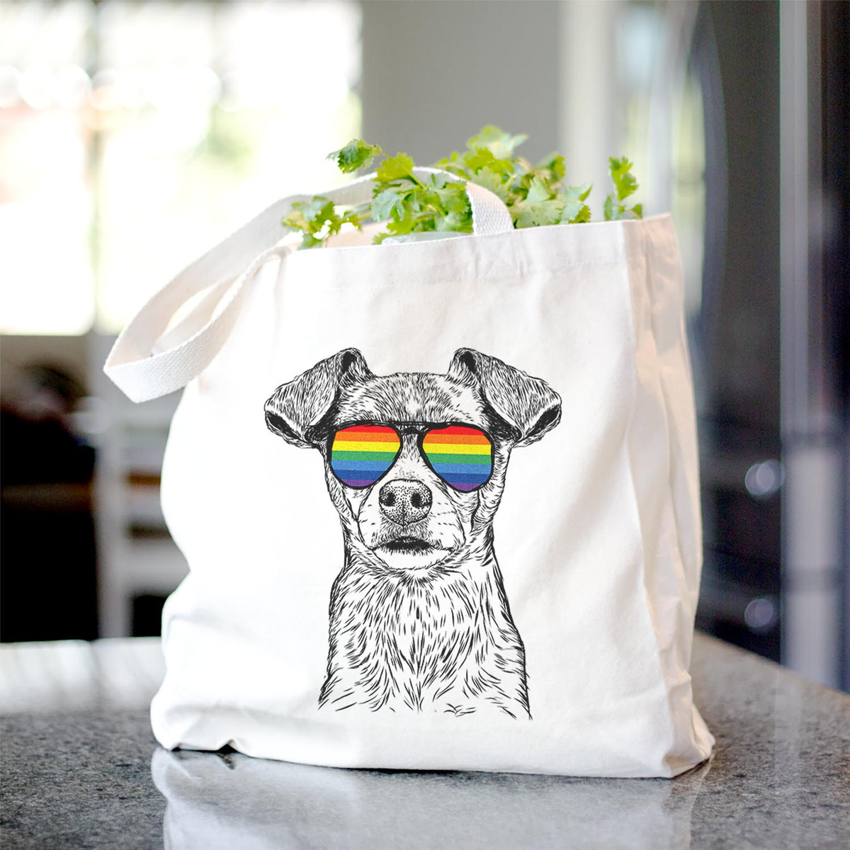 Olive the Mixed Breed - Tote Bag