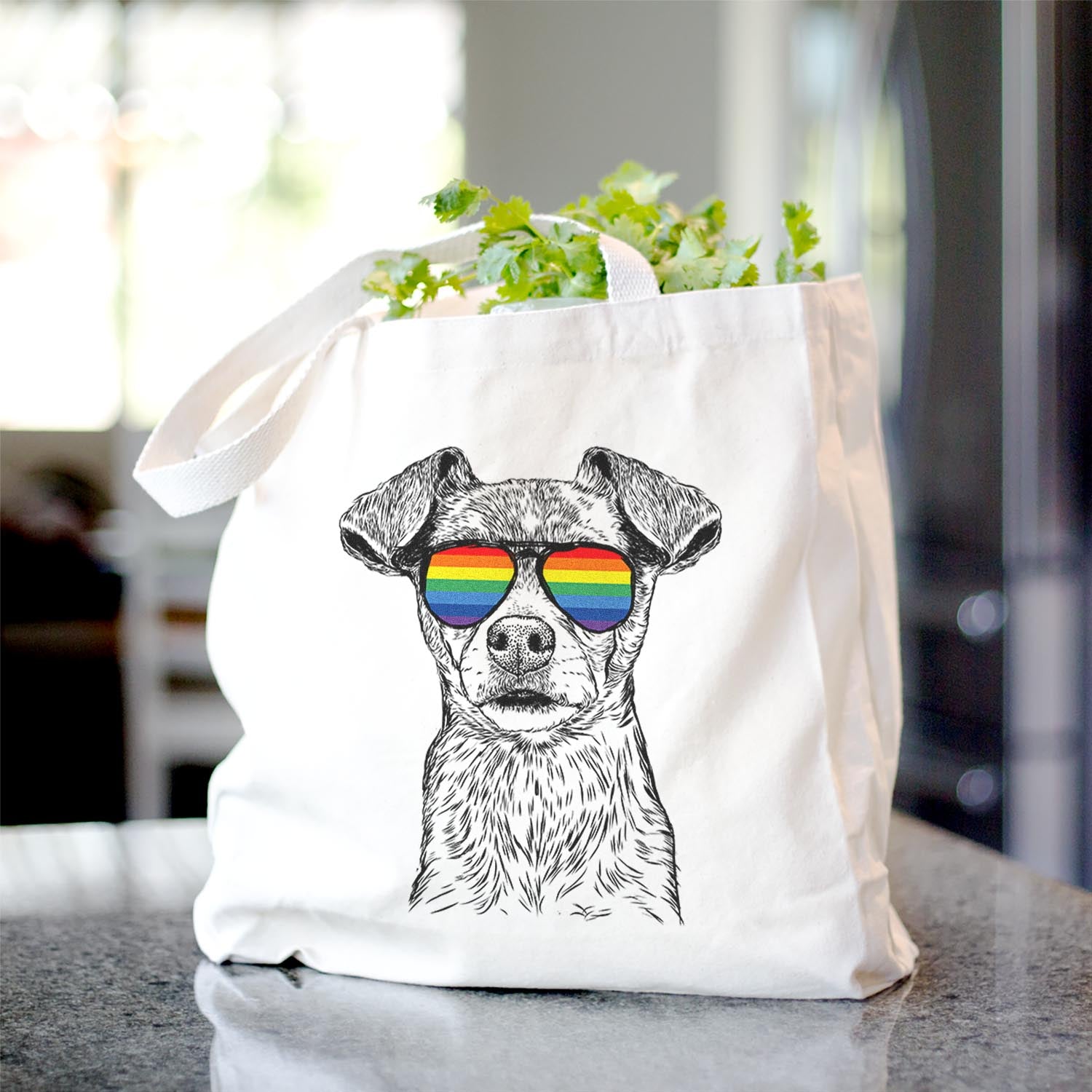 Olive the Mixed Breed - Tote Bag
