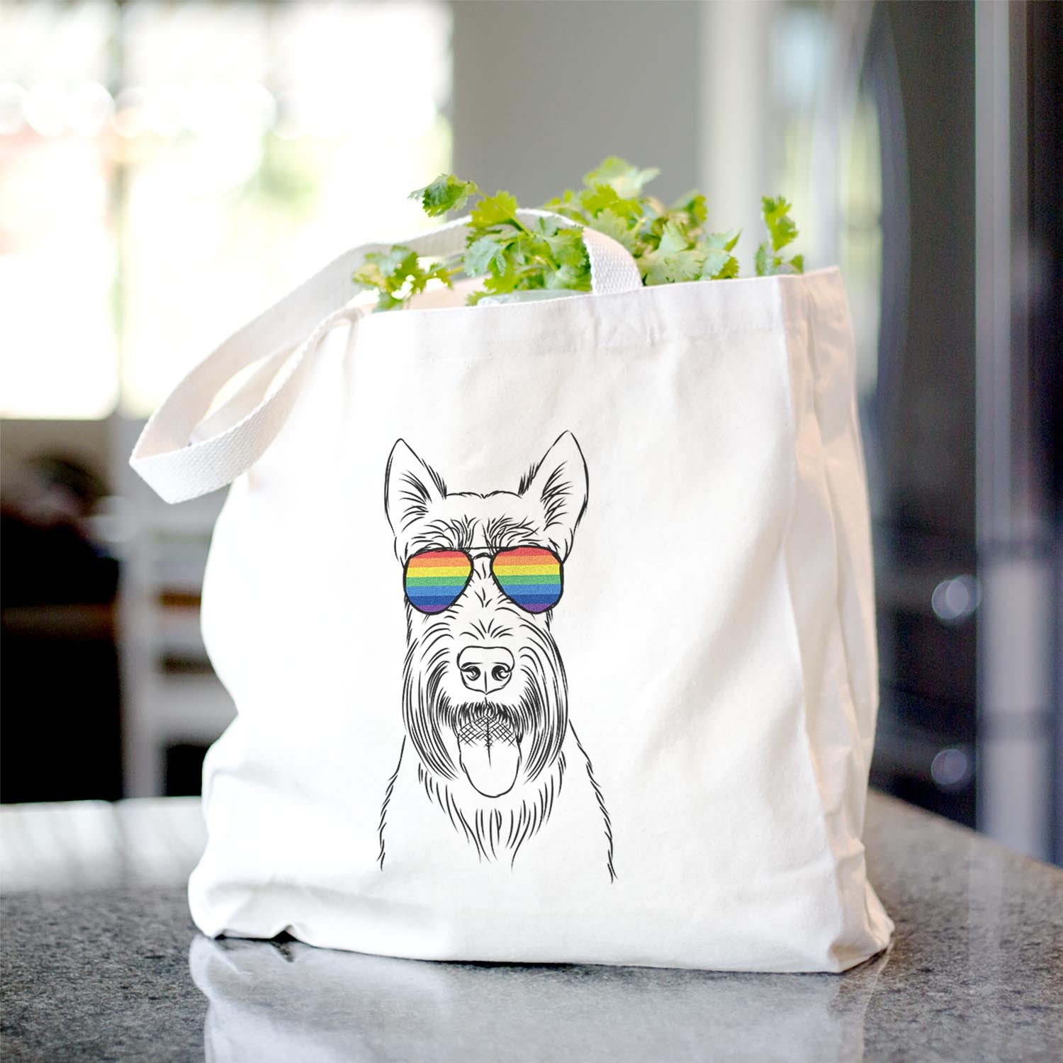 Oswald the Scottish Terrier - Tote Bag