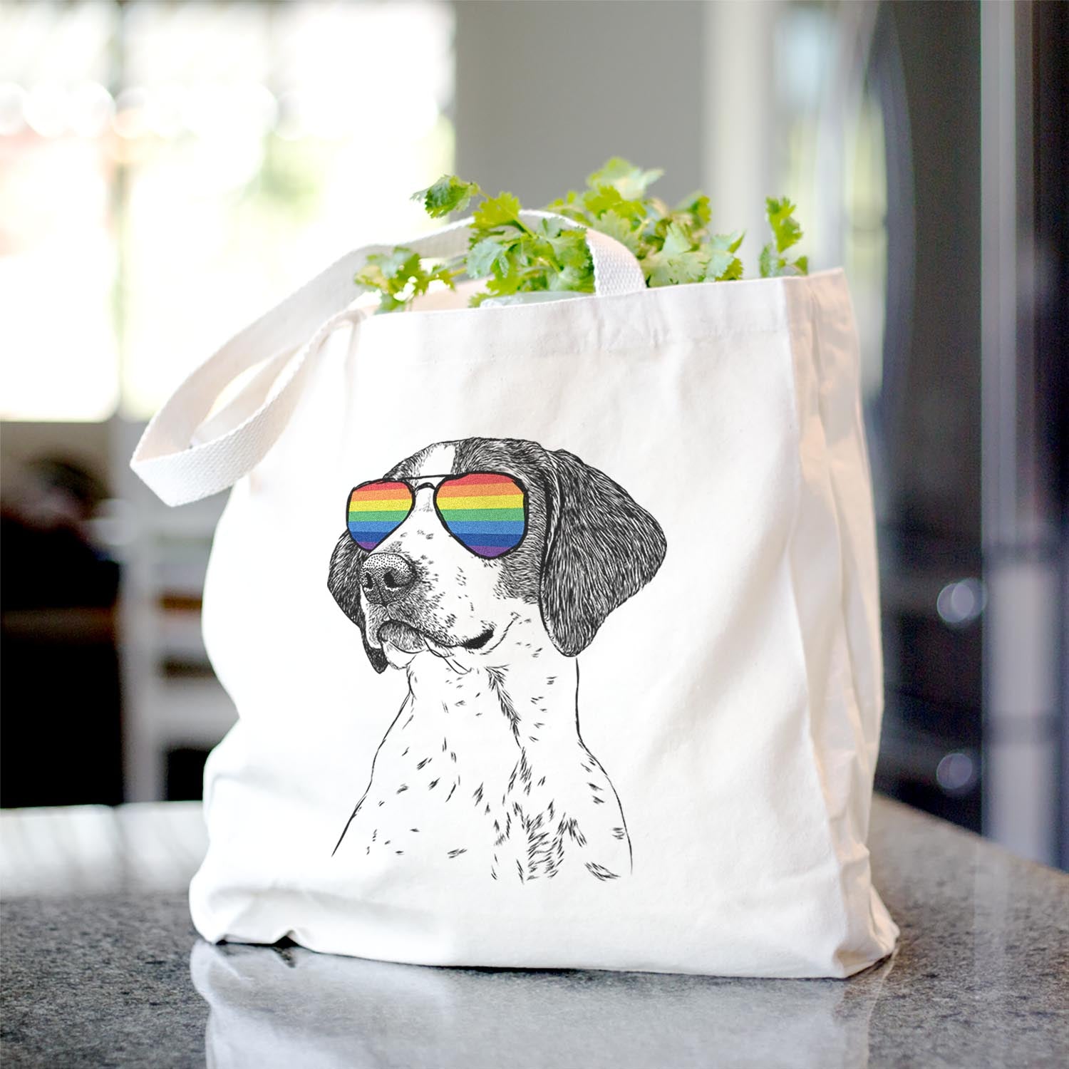 Payton the Mixed Breed - Tote Bag