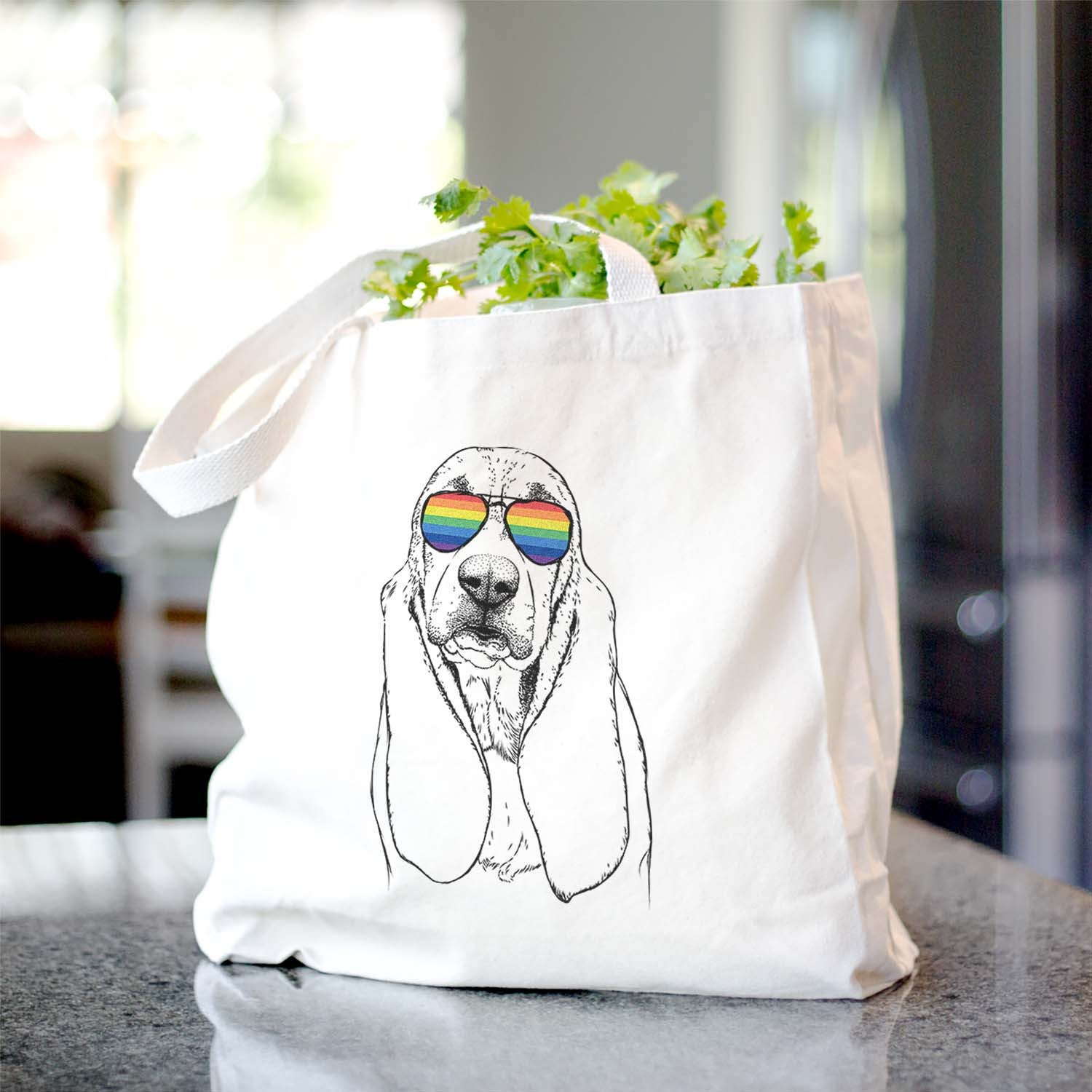 Rolo the Basset Hound - Tote Bag