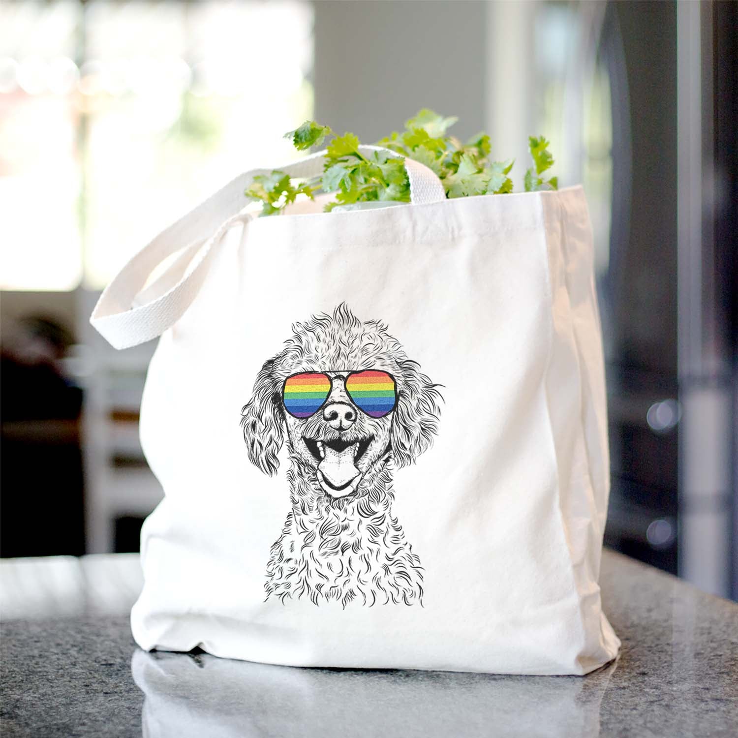 Rusty the Toy Poodle - Tote Bag