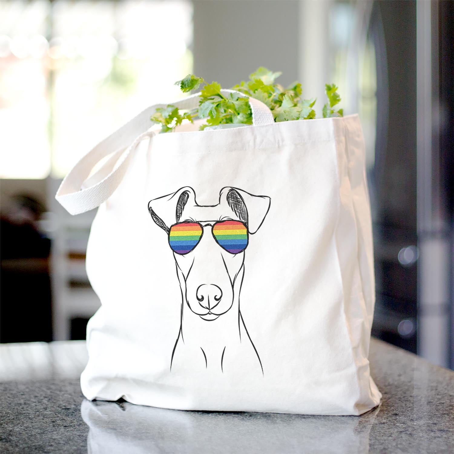 Tanner the Fox Terrier - Tote Bag