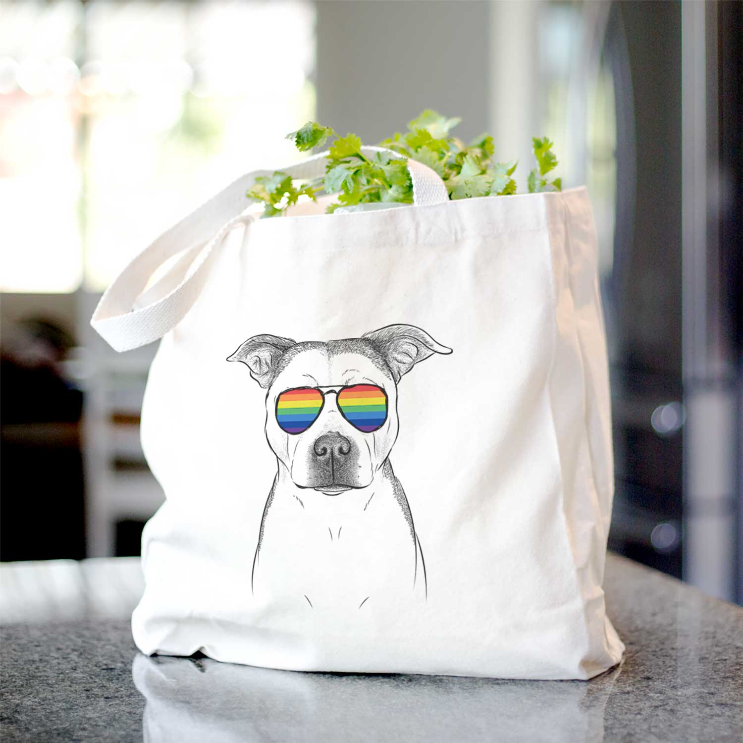 Bailey the Pitbull - Tote Bag