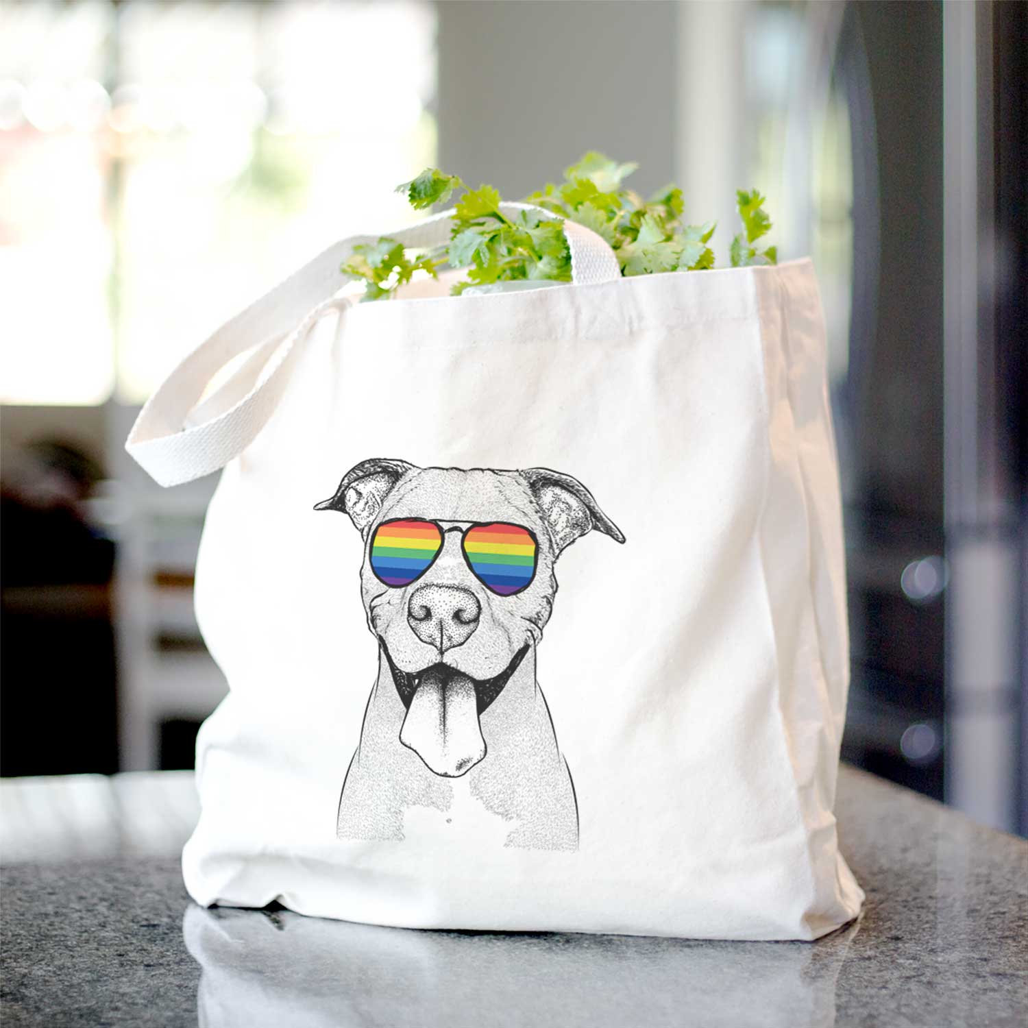 Bruce the American Staffordshire Terrier - Tote Bag