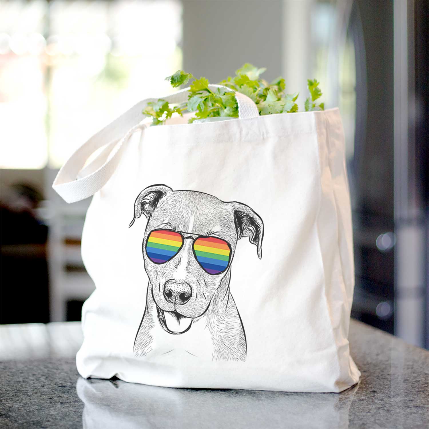 Claiborne the American Staffordshire Terrier - Tote Bag