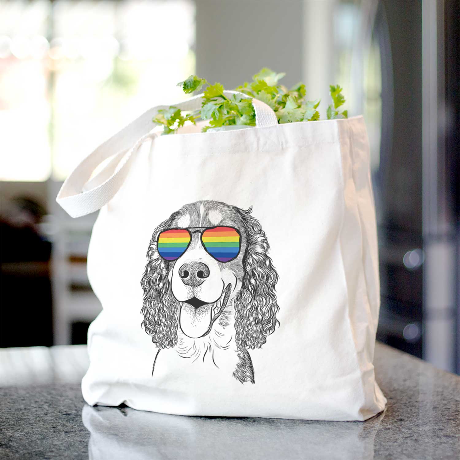 Delilah the English Springer Spaniel - Tote Bag