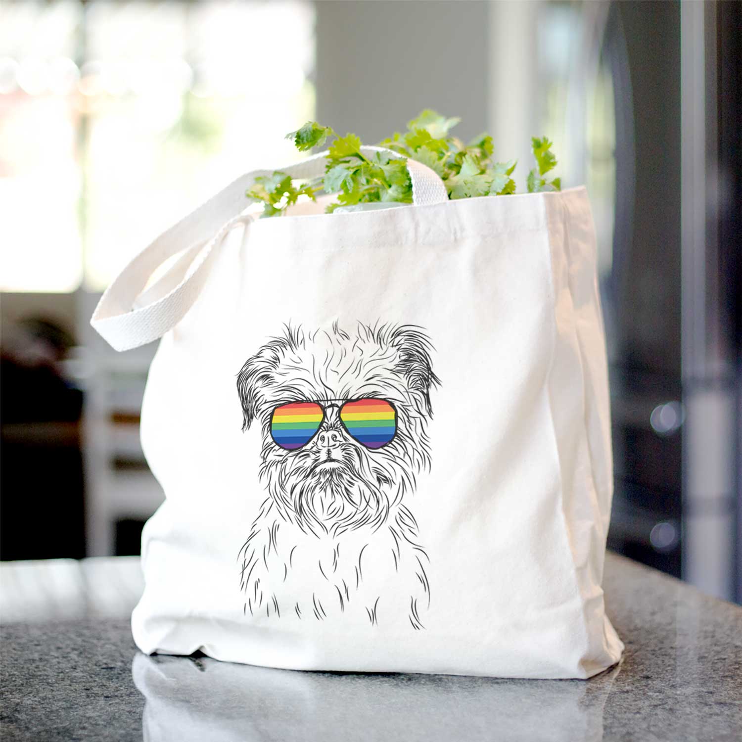 Digby the Brussels Griffon - Tote Bag