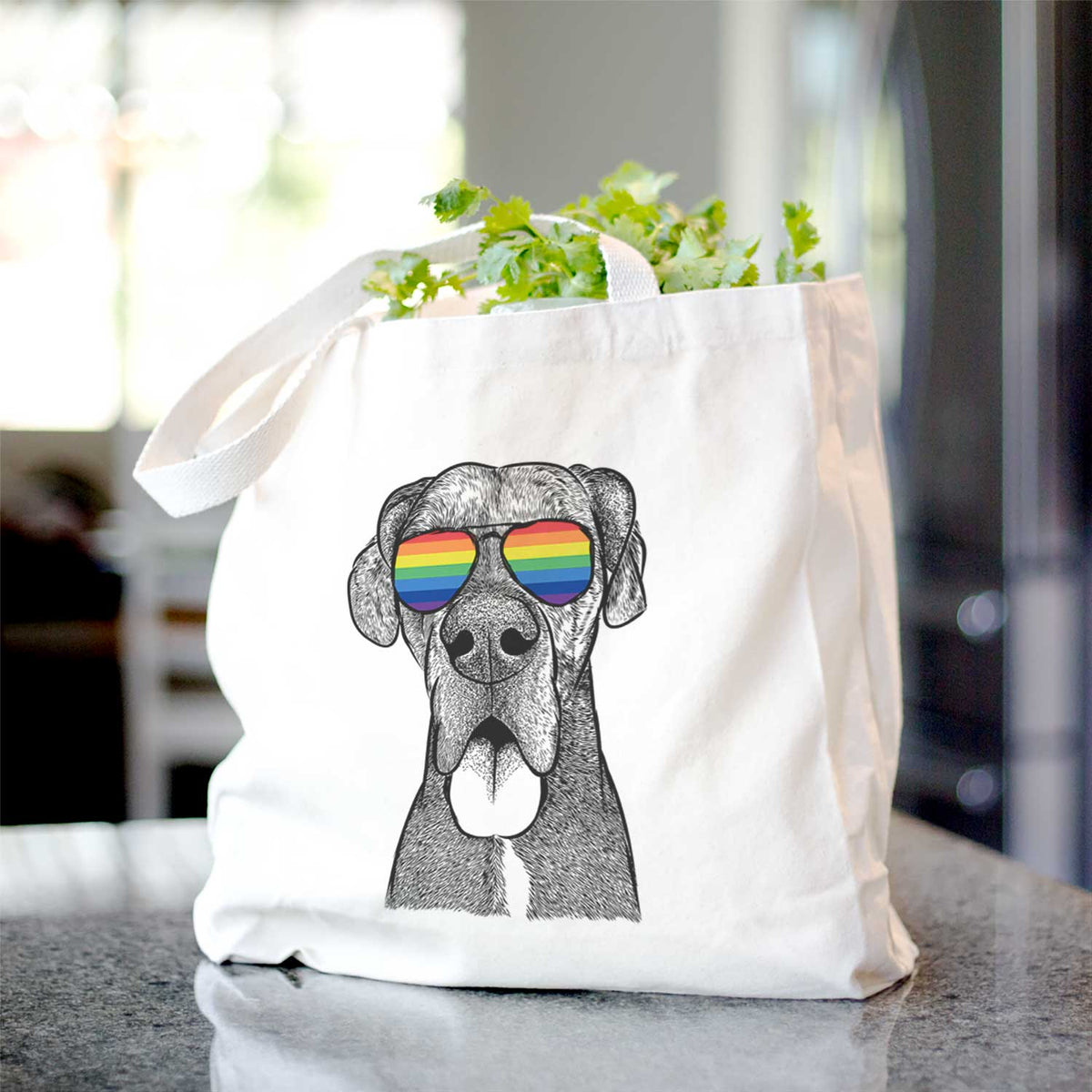 Eli the Great Dane - Tote Bag