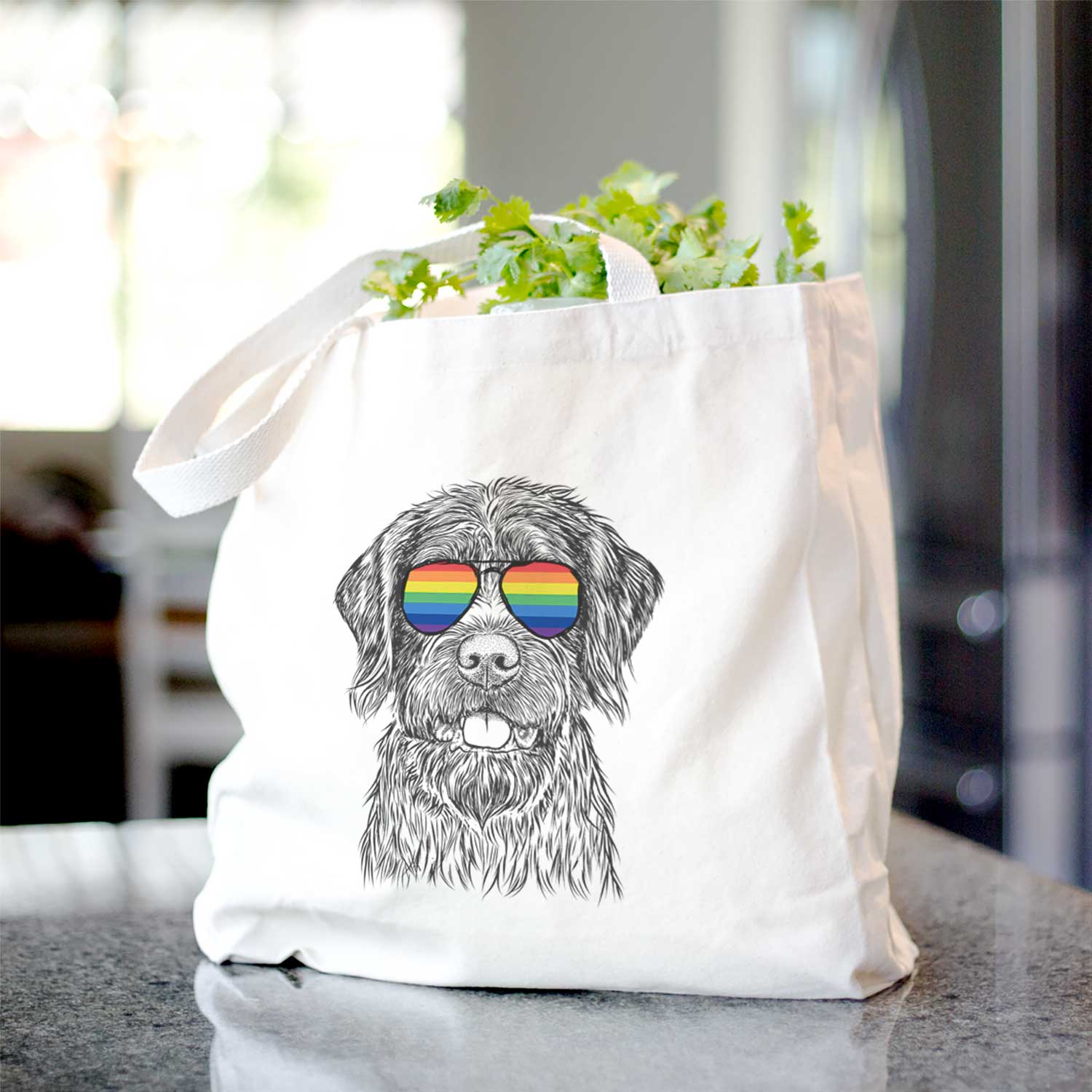 Fletcher the Wirehaired Pointing Griffon - Tote Bag