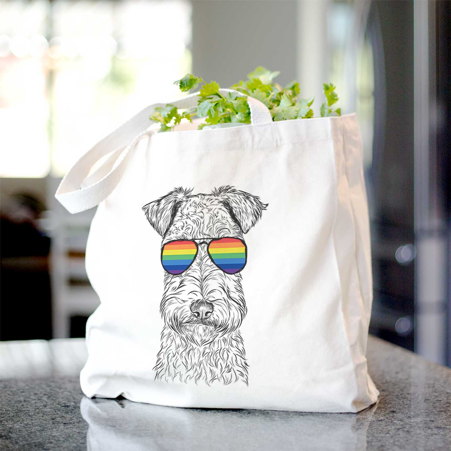 Frida the Lakeland Terrier - Tote Bag