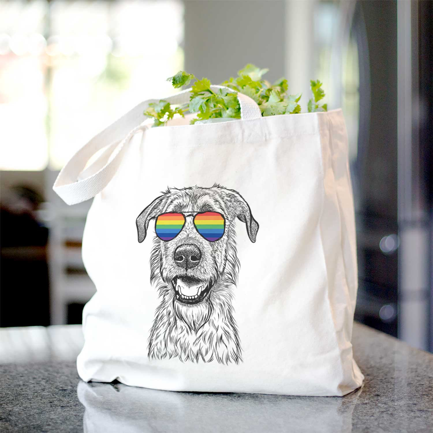 Griffin the Irish Wolfhound - Tote Bag