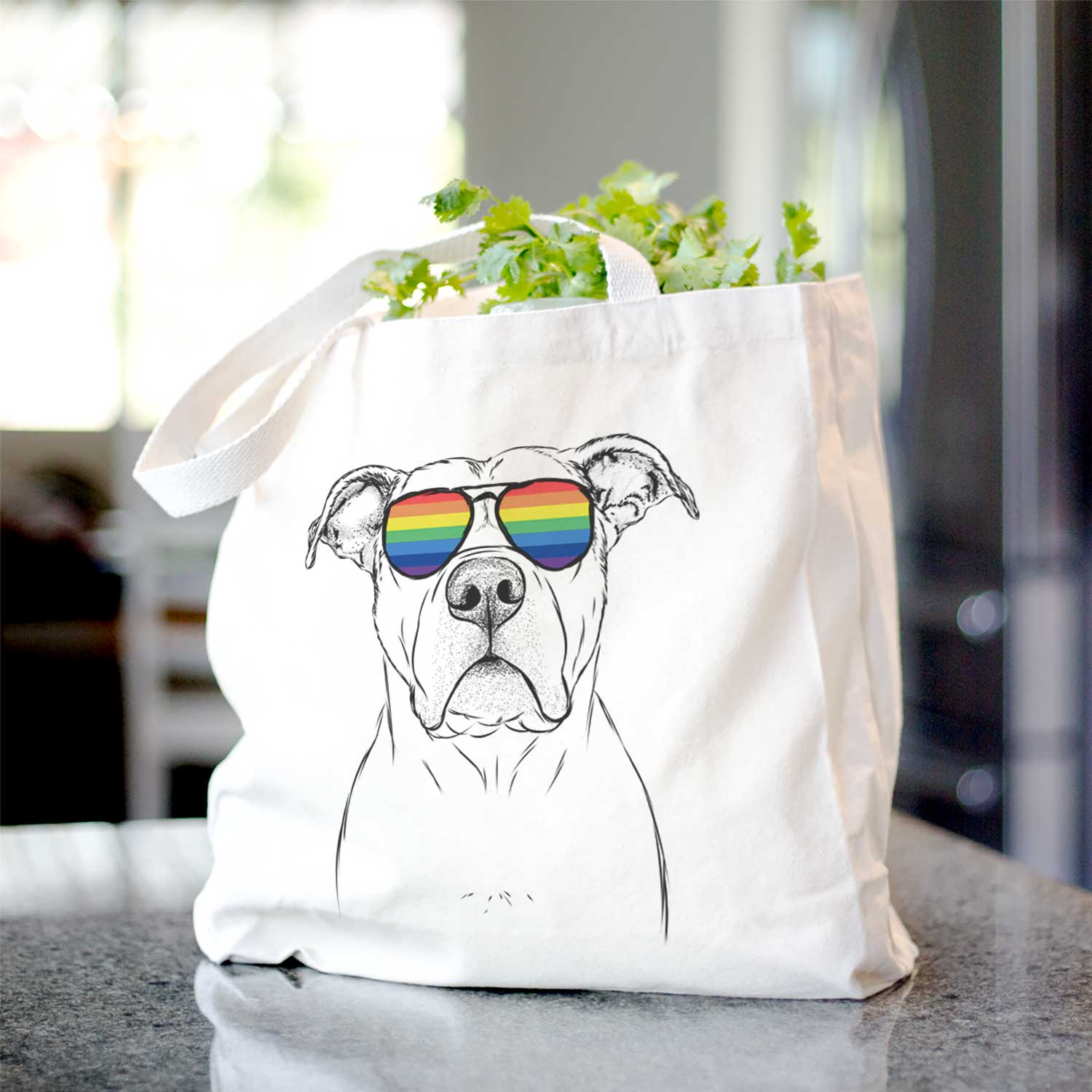 KiaOra the Pitbull Mix - Tote Bag