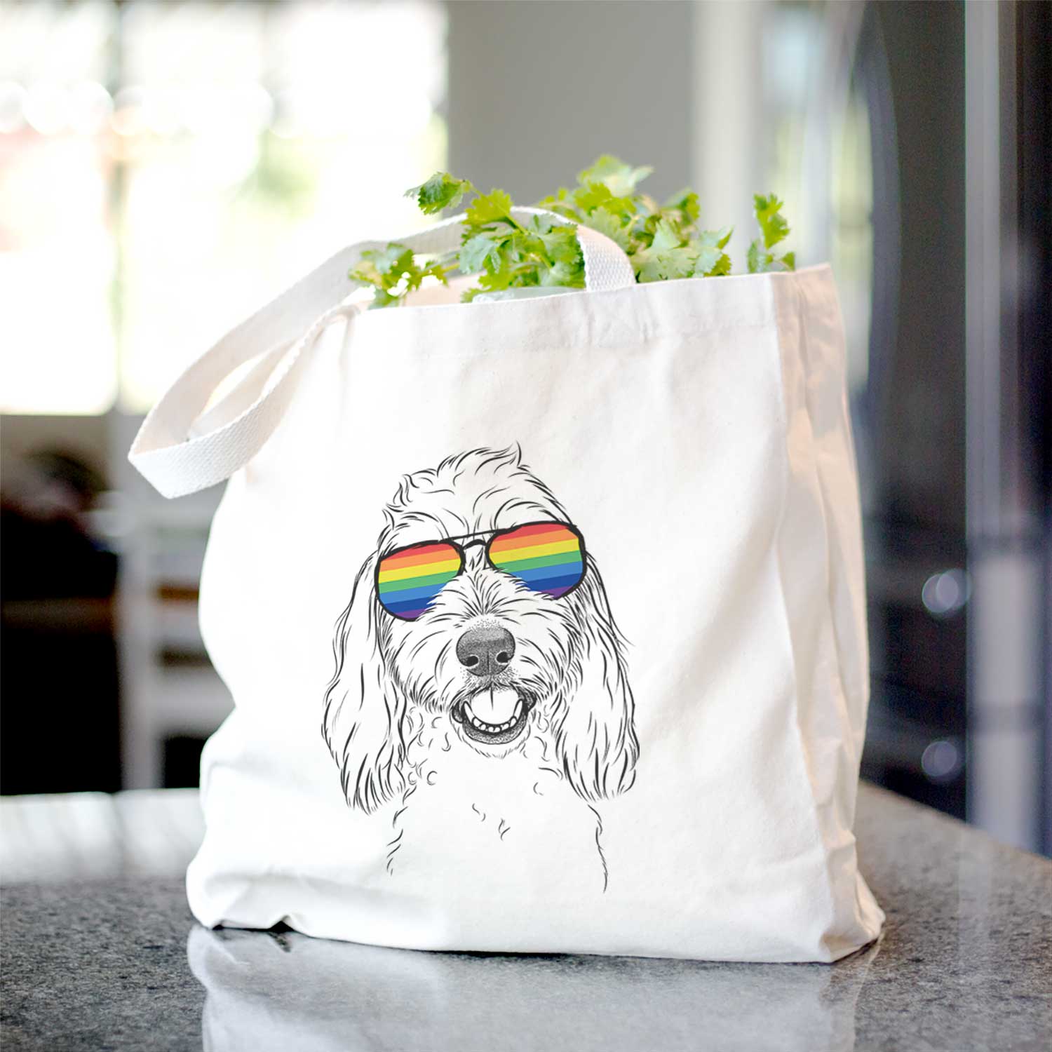 Louie the Coton de Tulear - Tote Bag