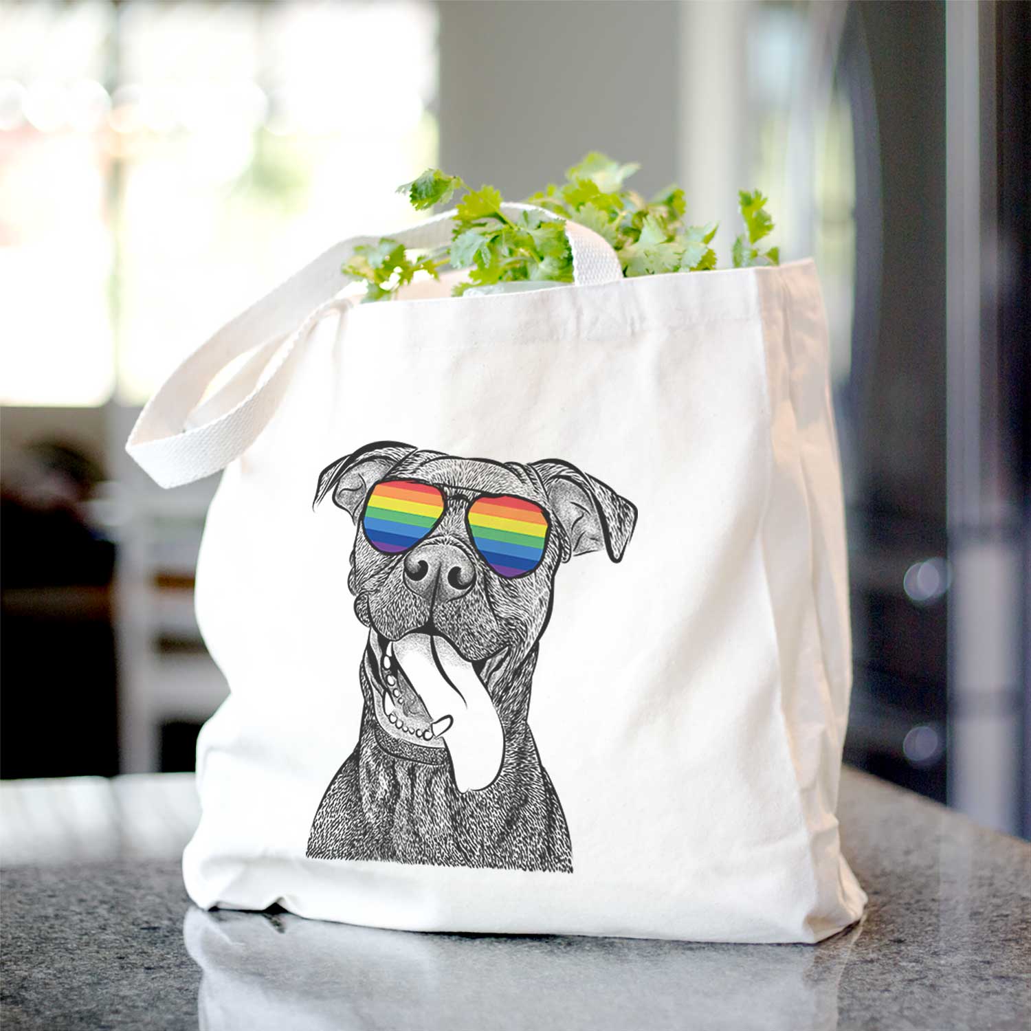 Mikey the Boxador - Tote Bag