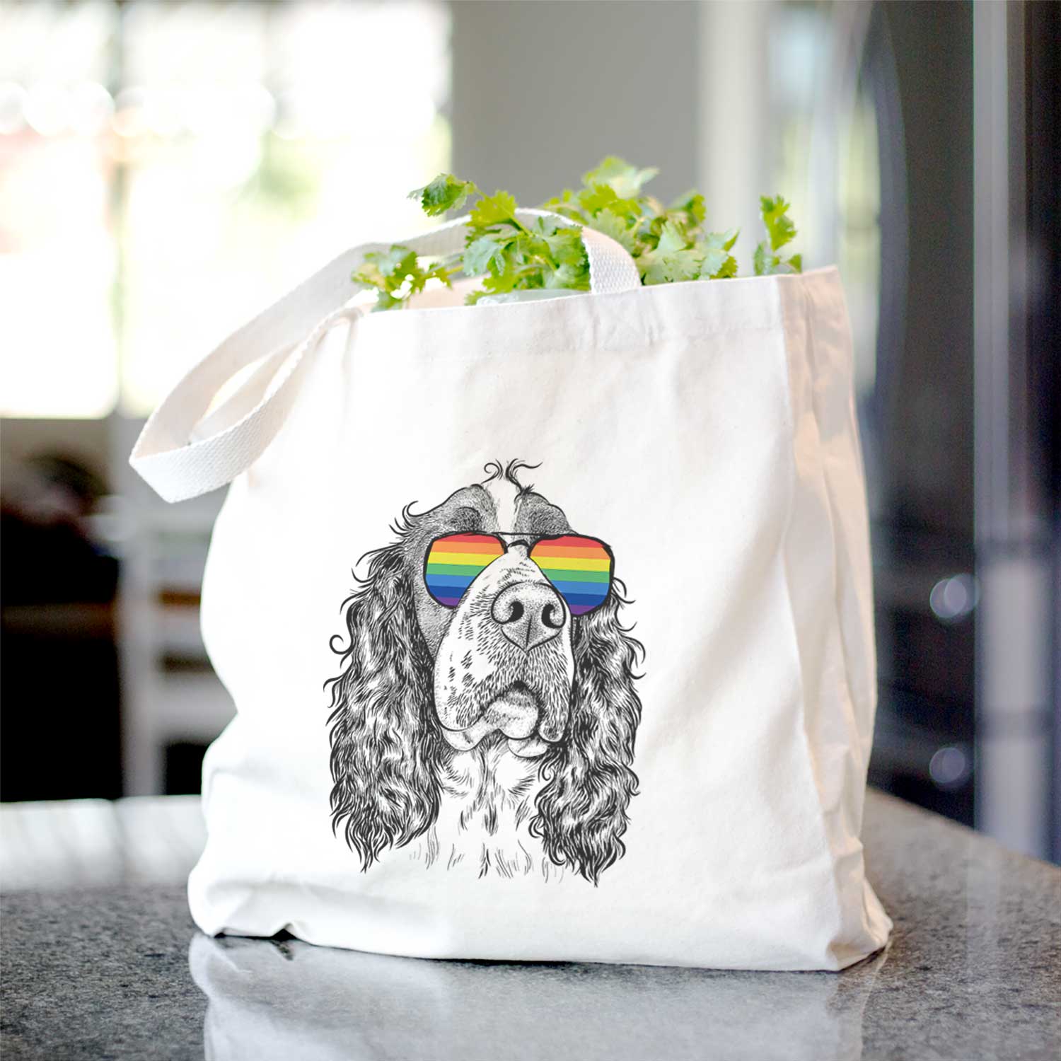 Millie Mae the English Springer Spaniel - Tote Bag
