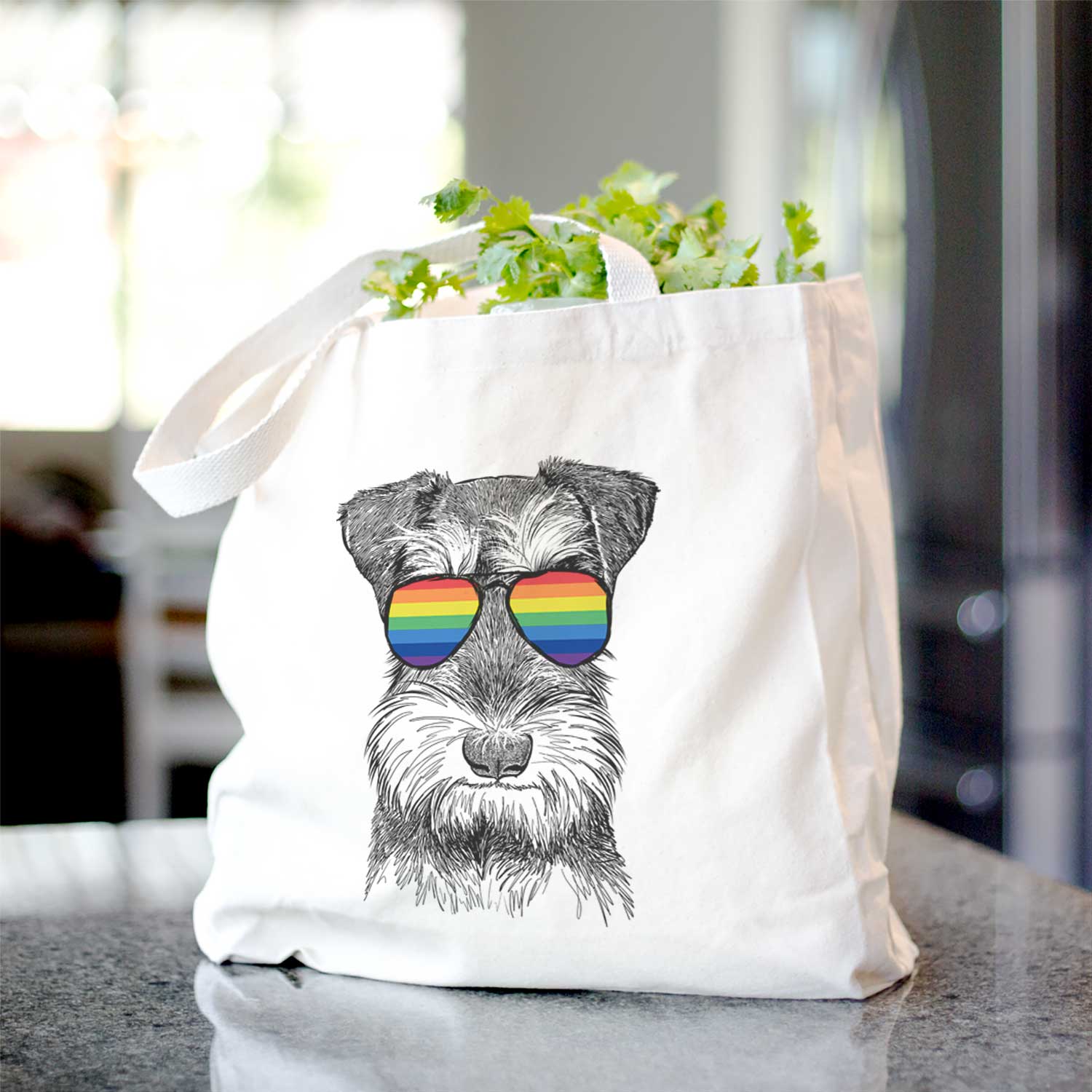 Murphy the Mini Schnauzer - Tote Bag