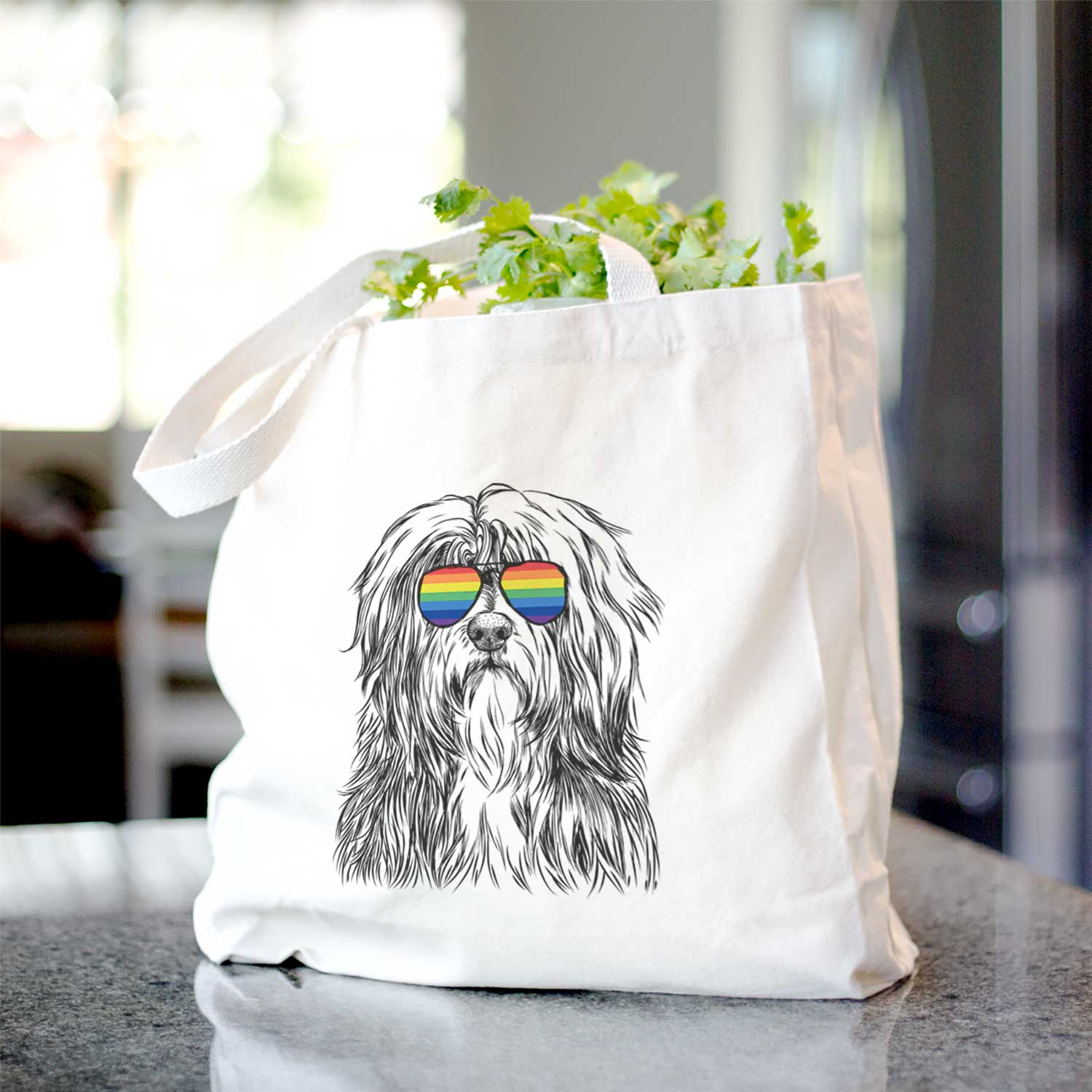 Otto the Polish Lowland Sheepdog - Tote Bag