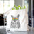 Ozwald the Grey Horned Owl - Tote Bag