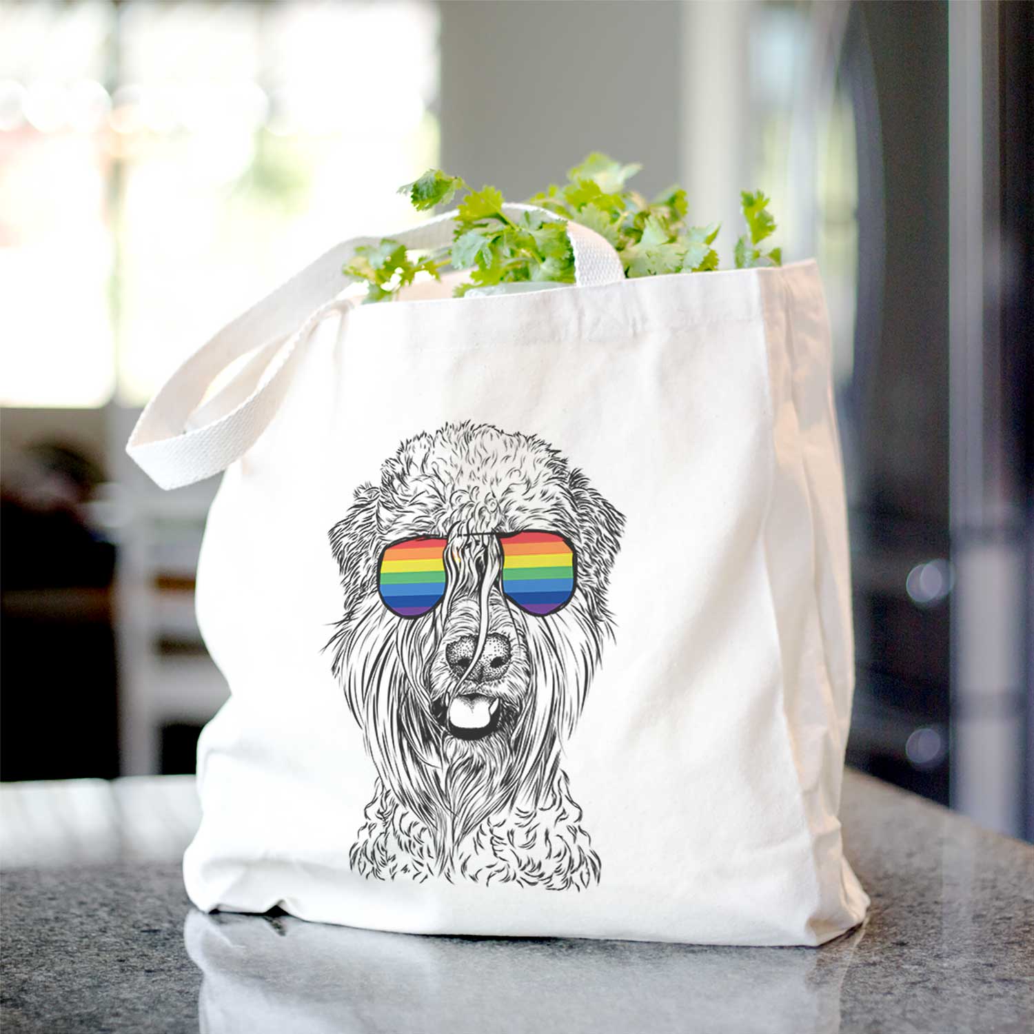 Pierre the Soft Coated Wheaten Terrier - Tote Bag