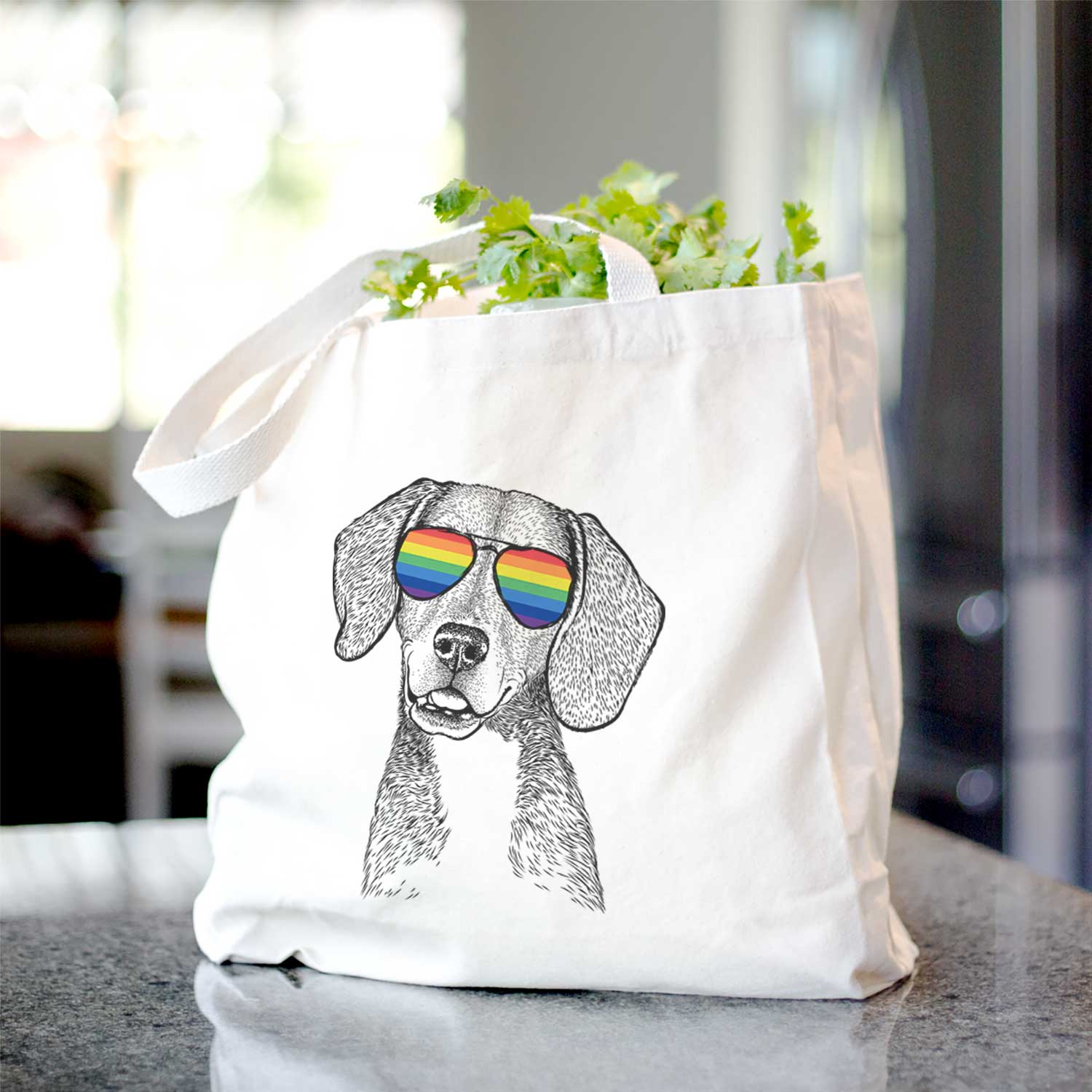 Pig the Beagle Mix - Tote Bag