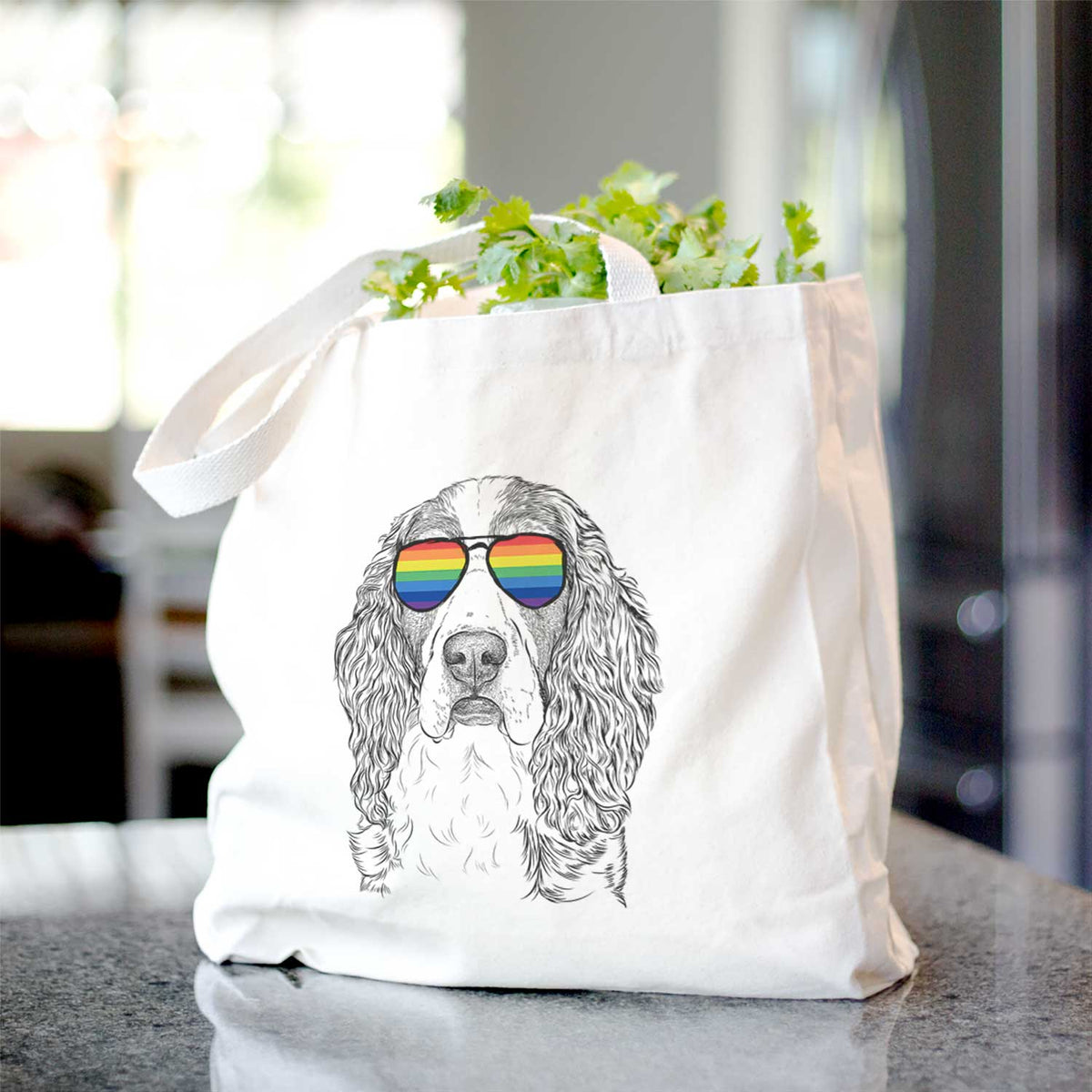 Red the English Springer Spaniel - Tote Bag