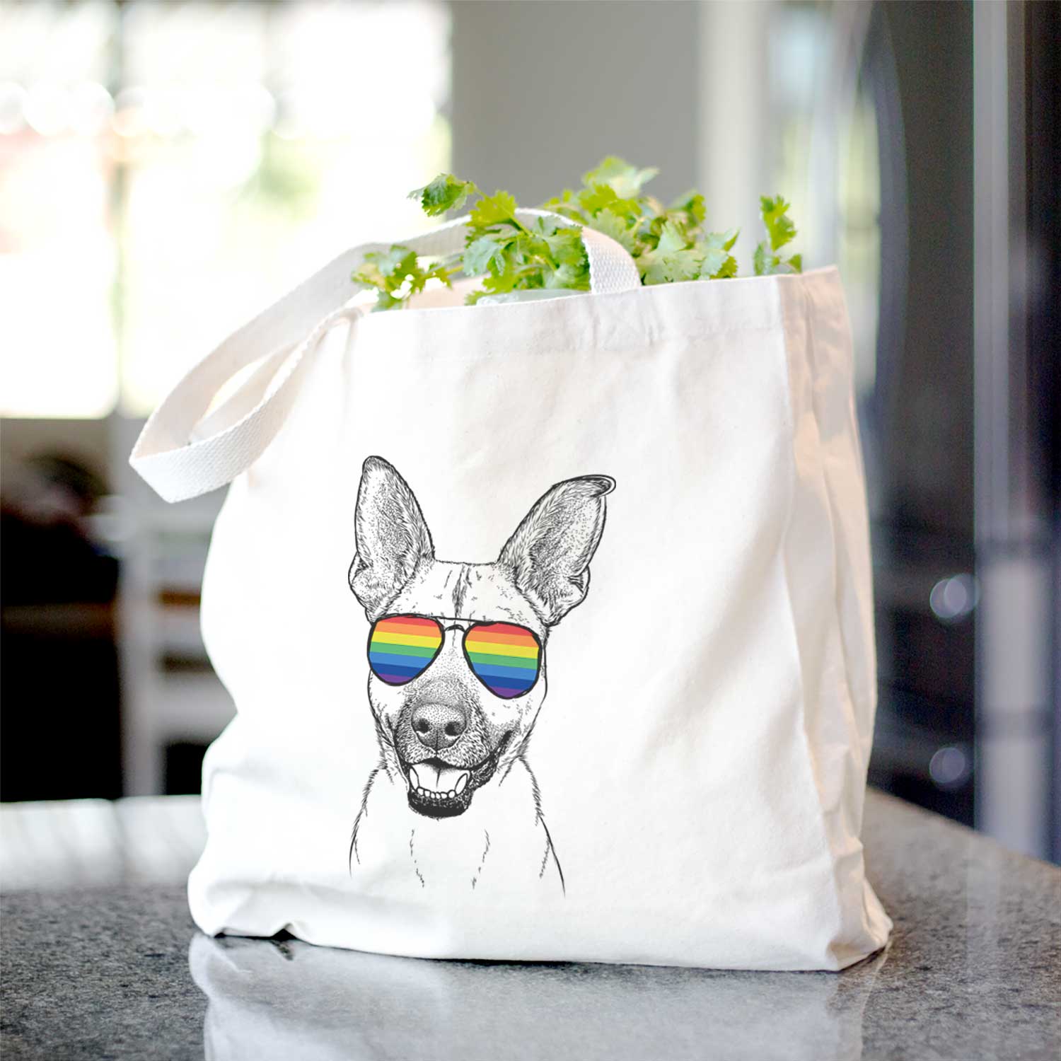 Remus the German Shepherd Mix - Tote Bag