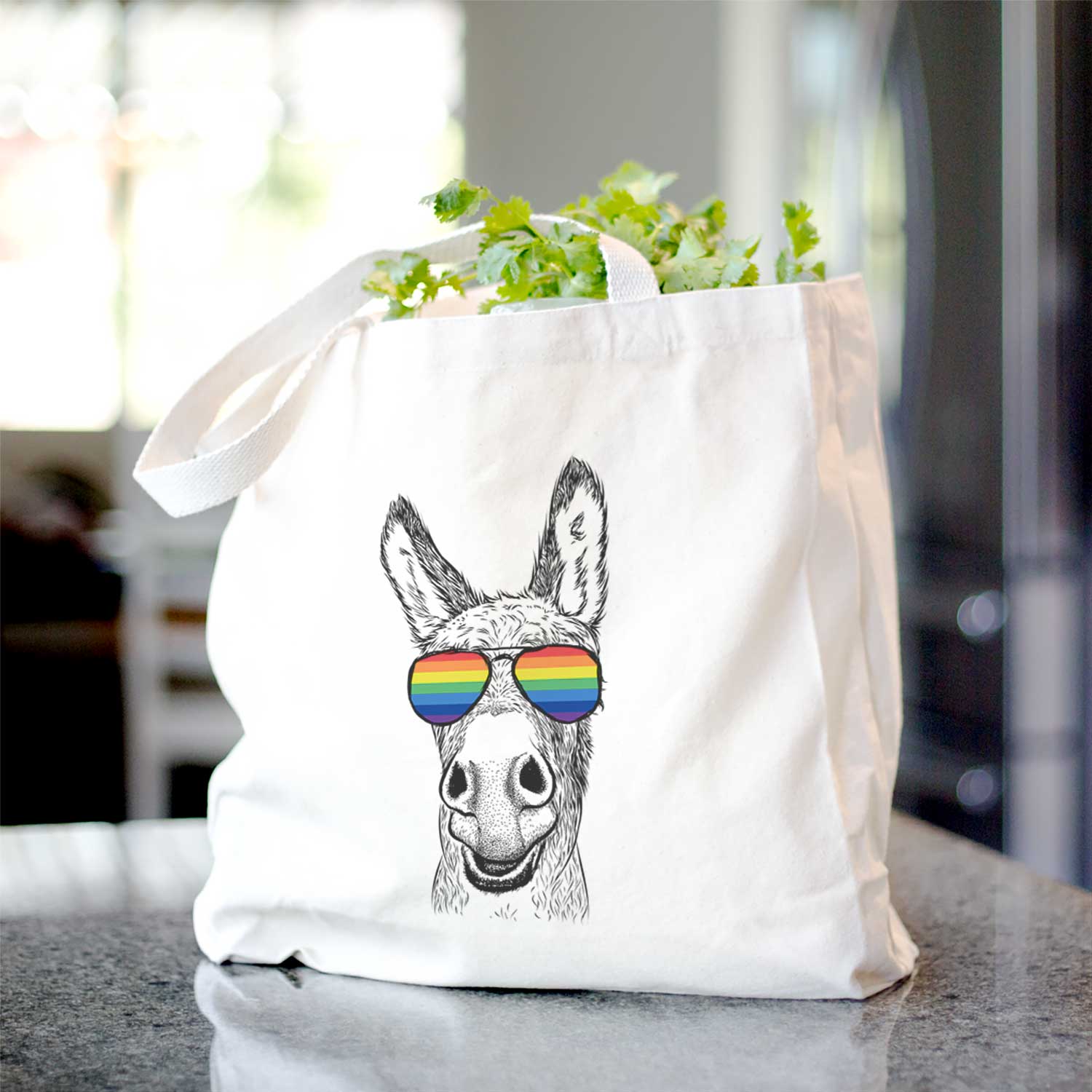 Samule the Donkey - Tote Bag