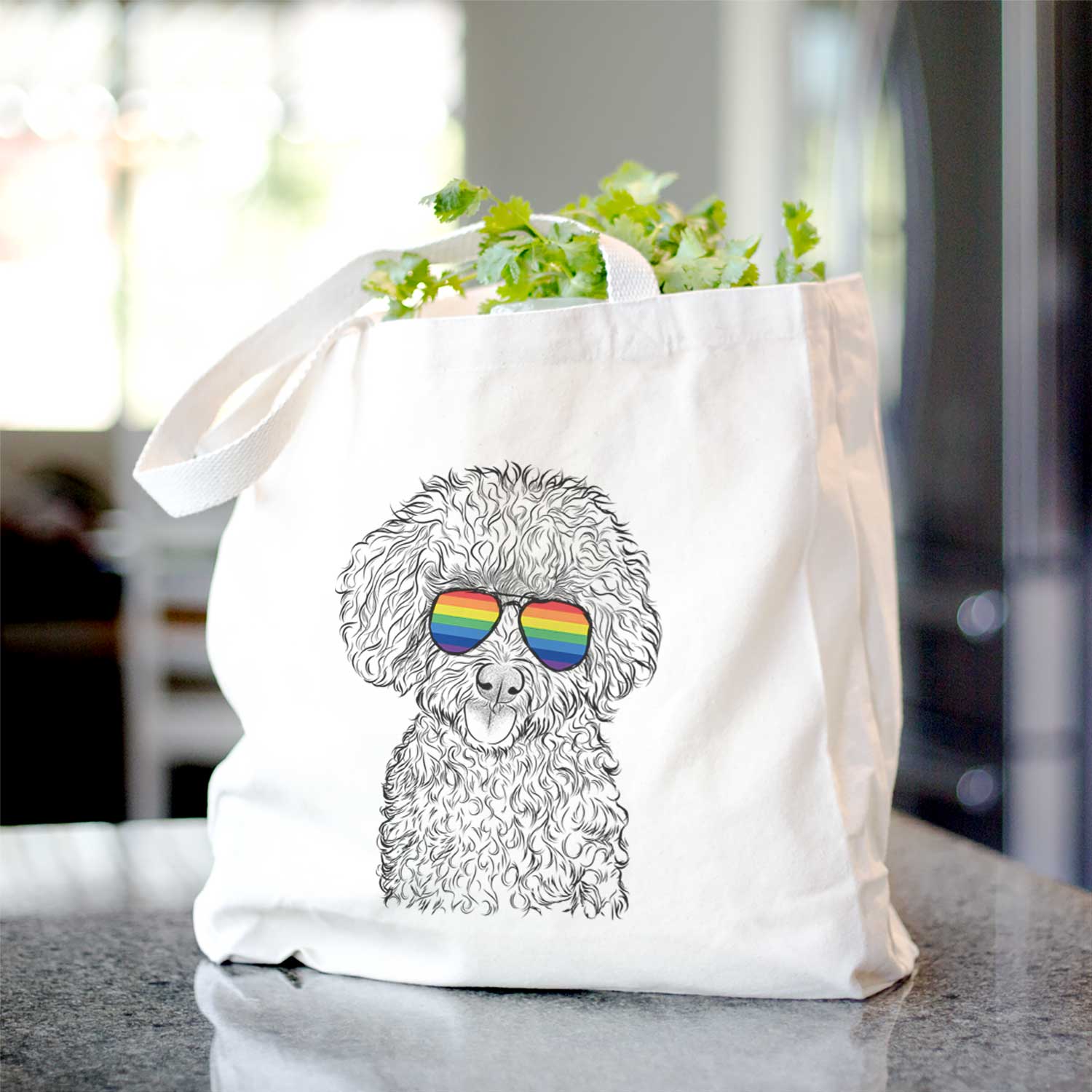 Satsu the Micro Teacup Poodle - Tote Bag